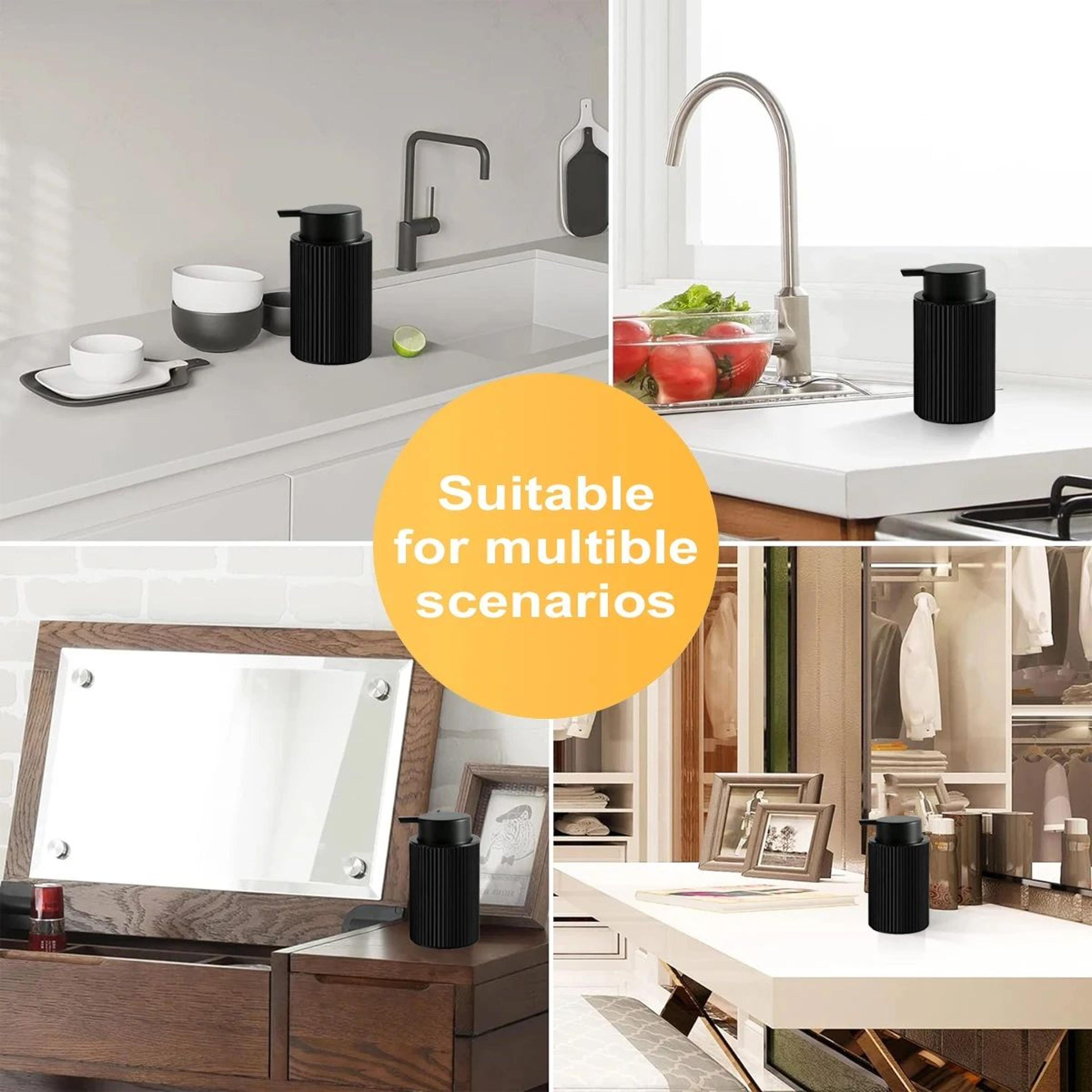 Foaming Soap Dispenser With Silicone Tray 5