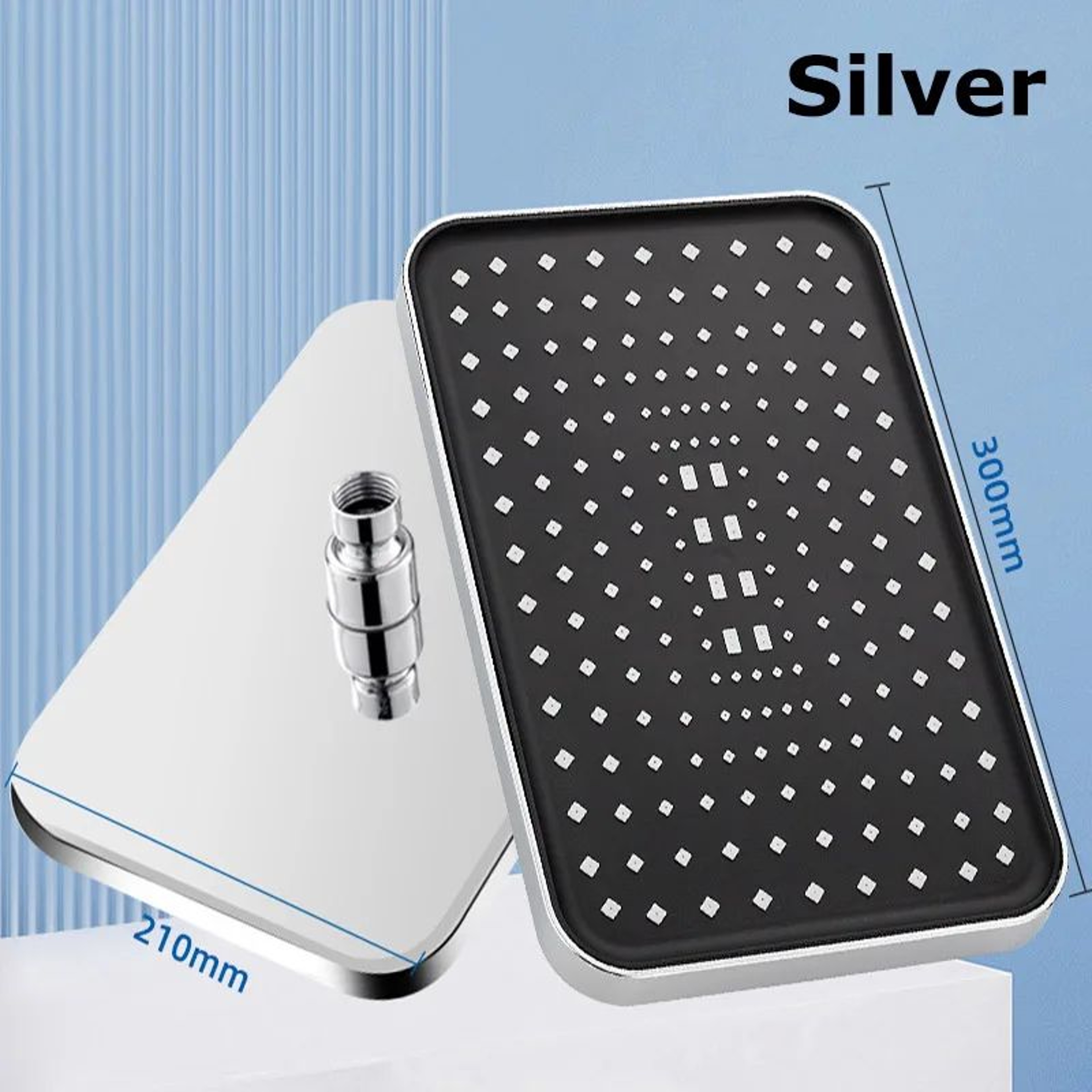 12 Inch Rain  Handheld Shower Set 9