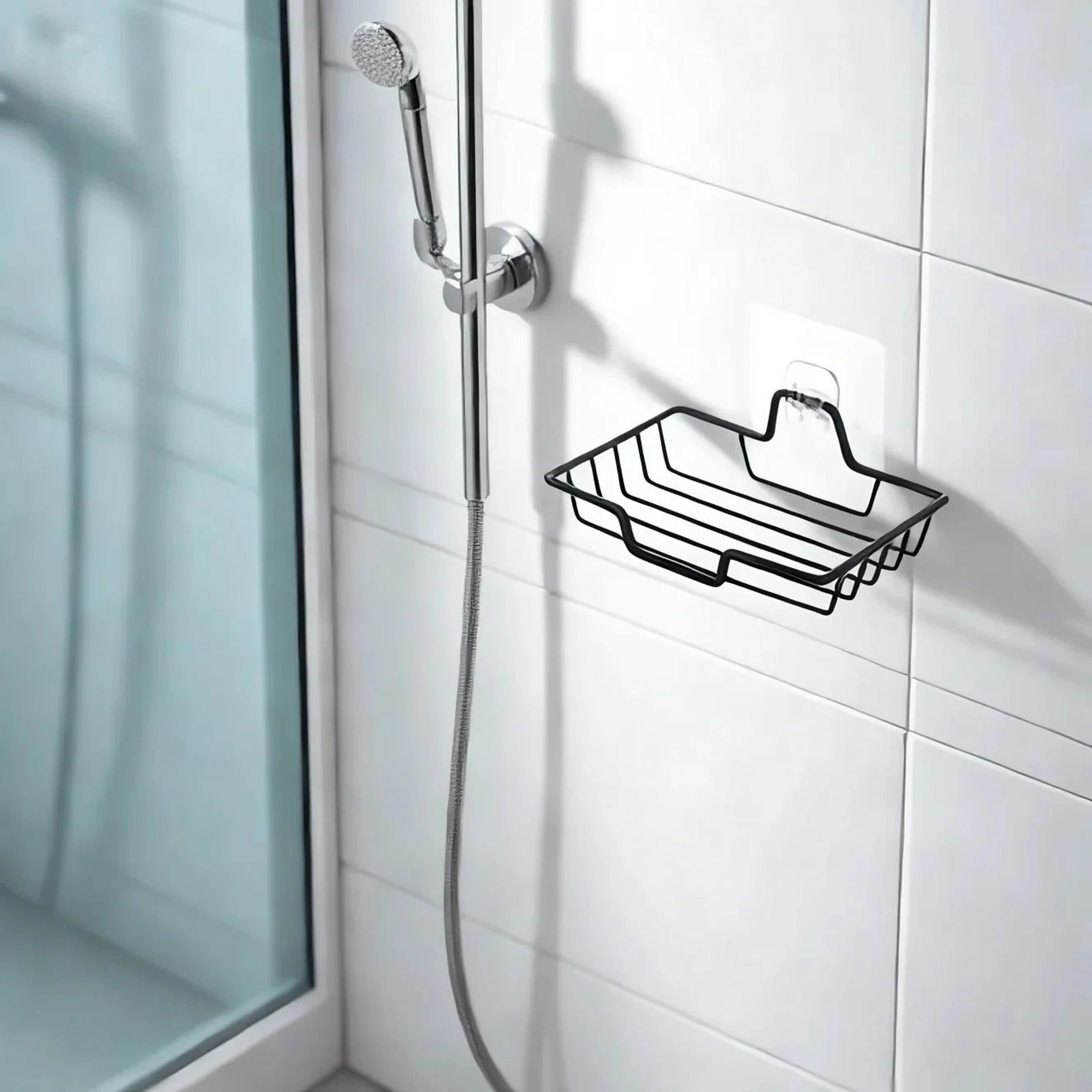 Stainless Steel Wall Mounted Soap Holder Holds 2 Soaps Holiday Gift For Halloween Christmas 0