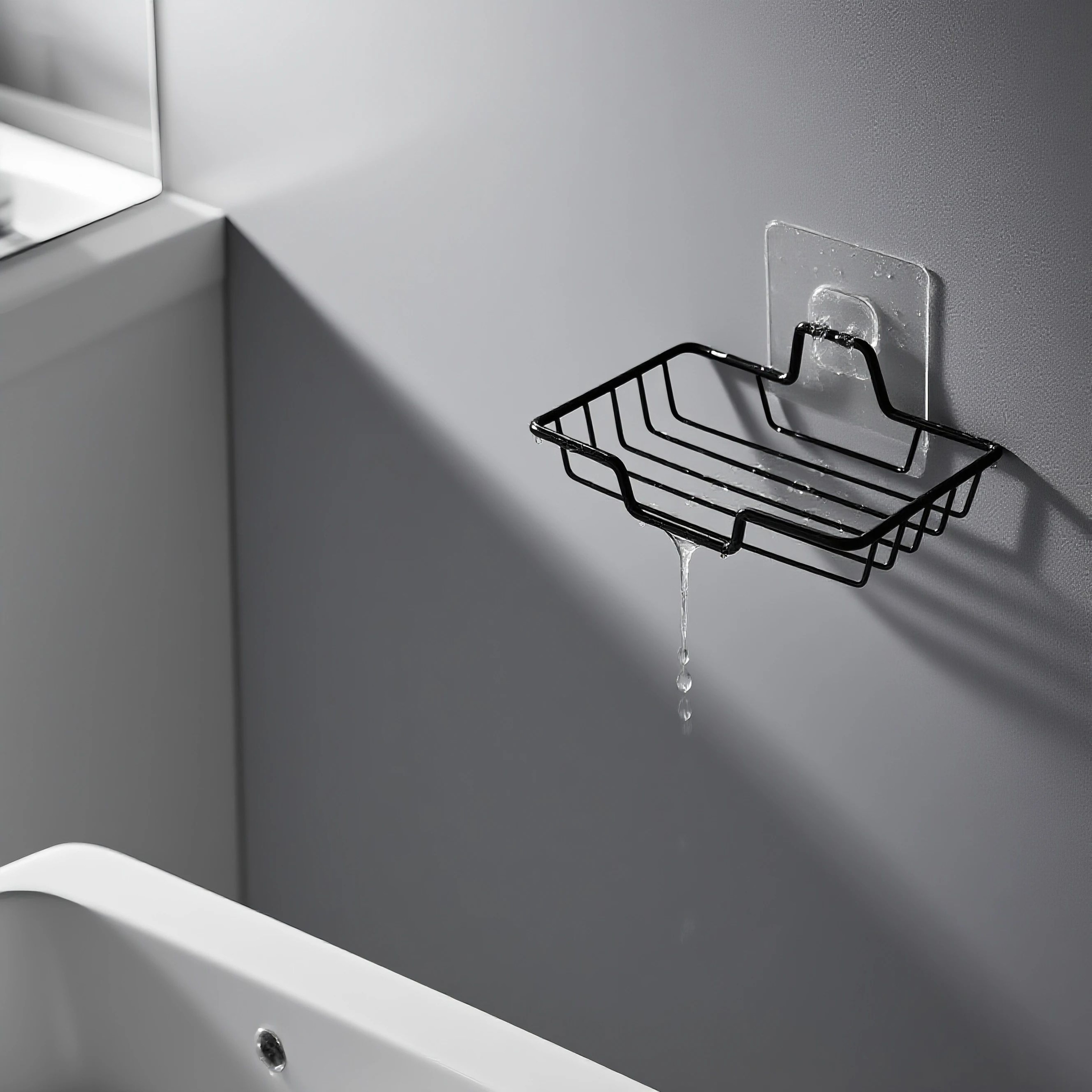 Stainless Steel Wall Mounted Soap Holder Holds 2 Soaps Holiday Gift For Halloween Christmas 6