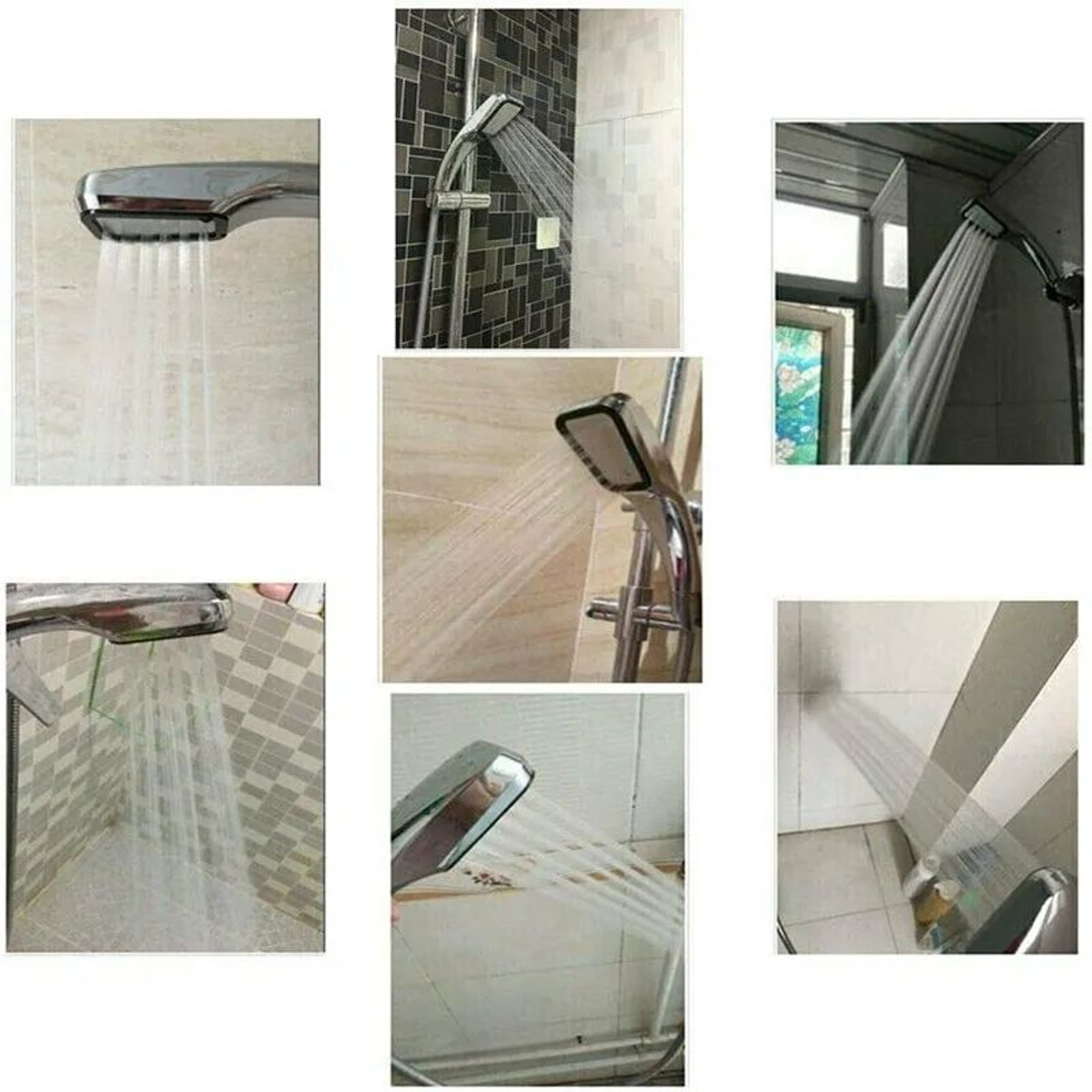 300Hole High Pressure Handheld Shower Head With Hose 11
