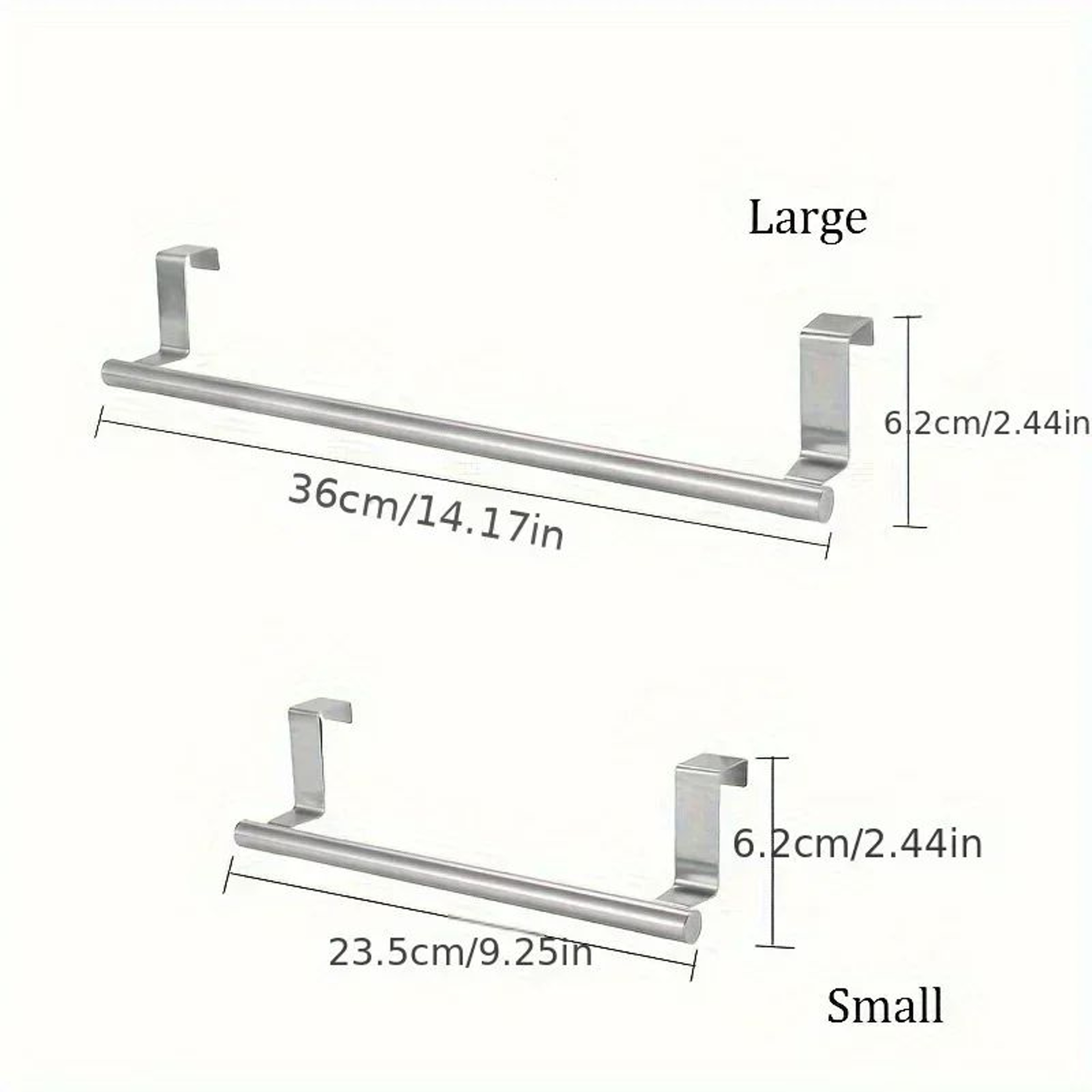 No Drill Stainless Steel Towel Rack 13
