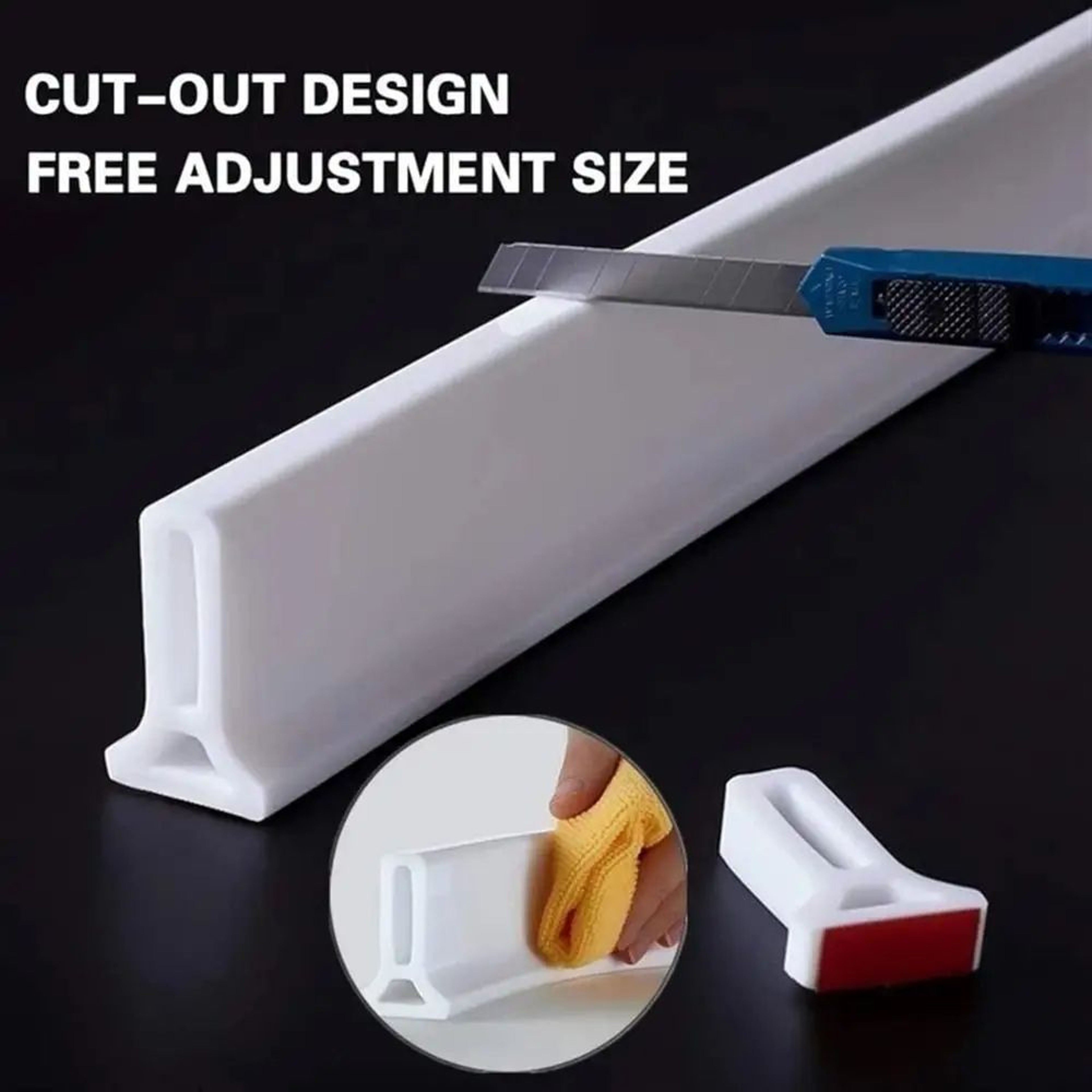 Collapsible SelfAdhesive Water Stopper Barrier 4