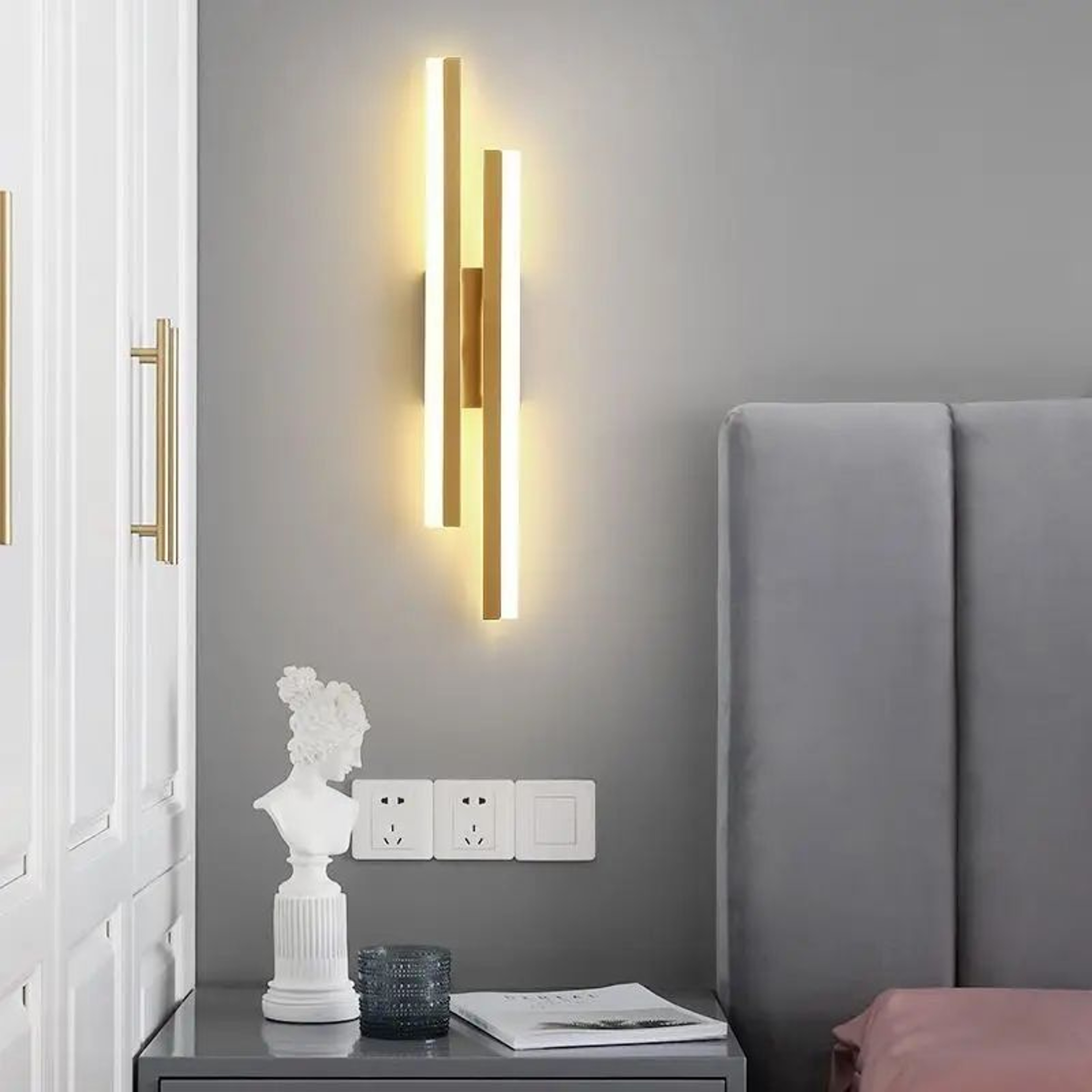 LED Wall Sconce With Acrylic Lampshade 2