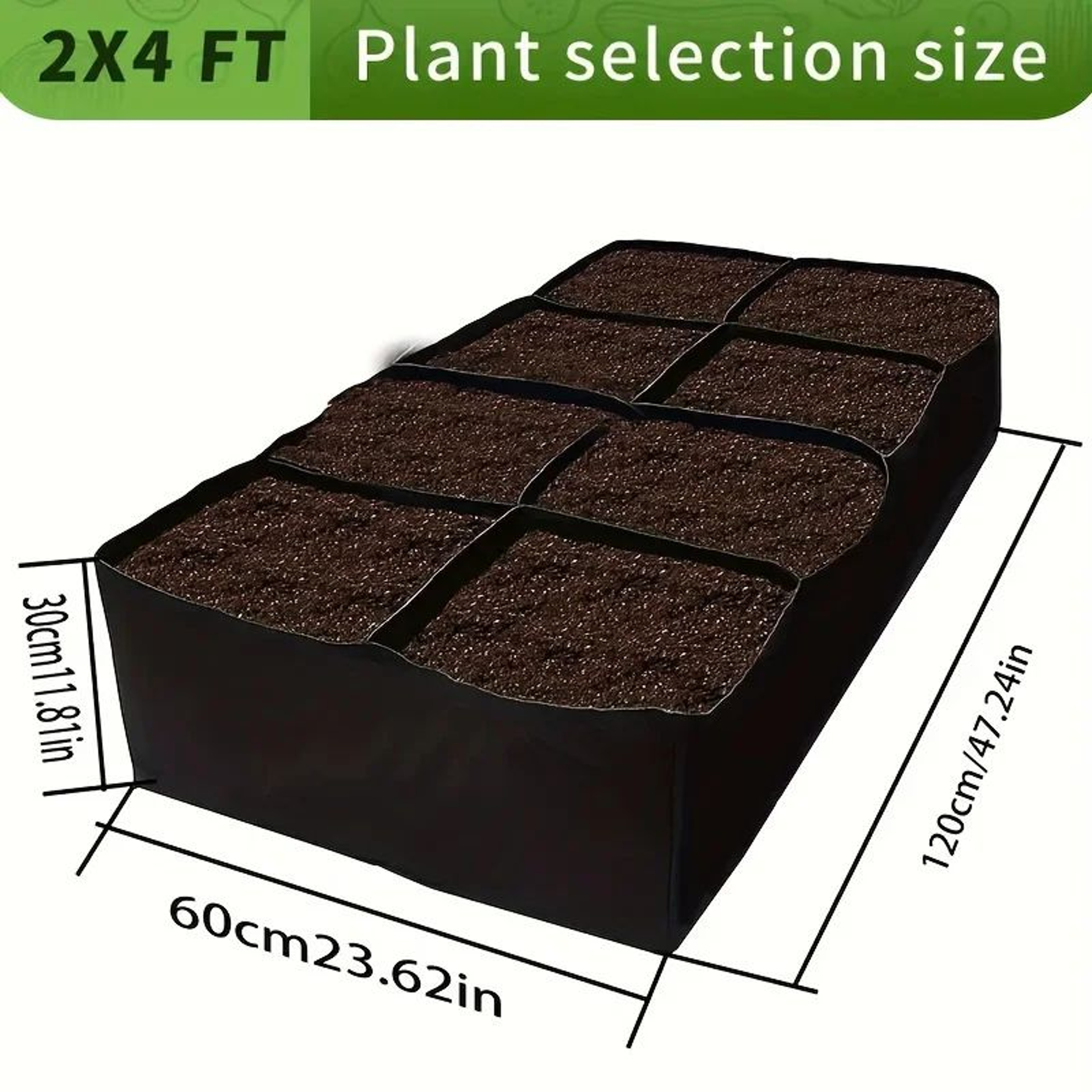 Extra Large Elevated Garden Bed Set 5