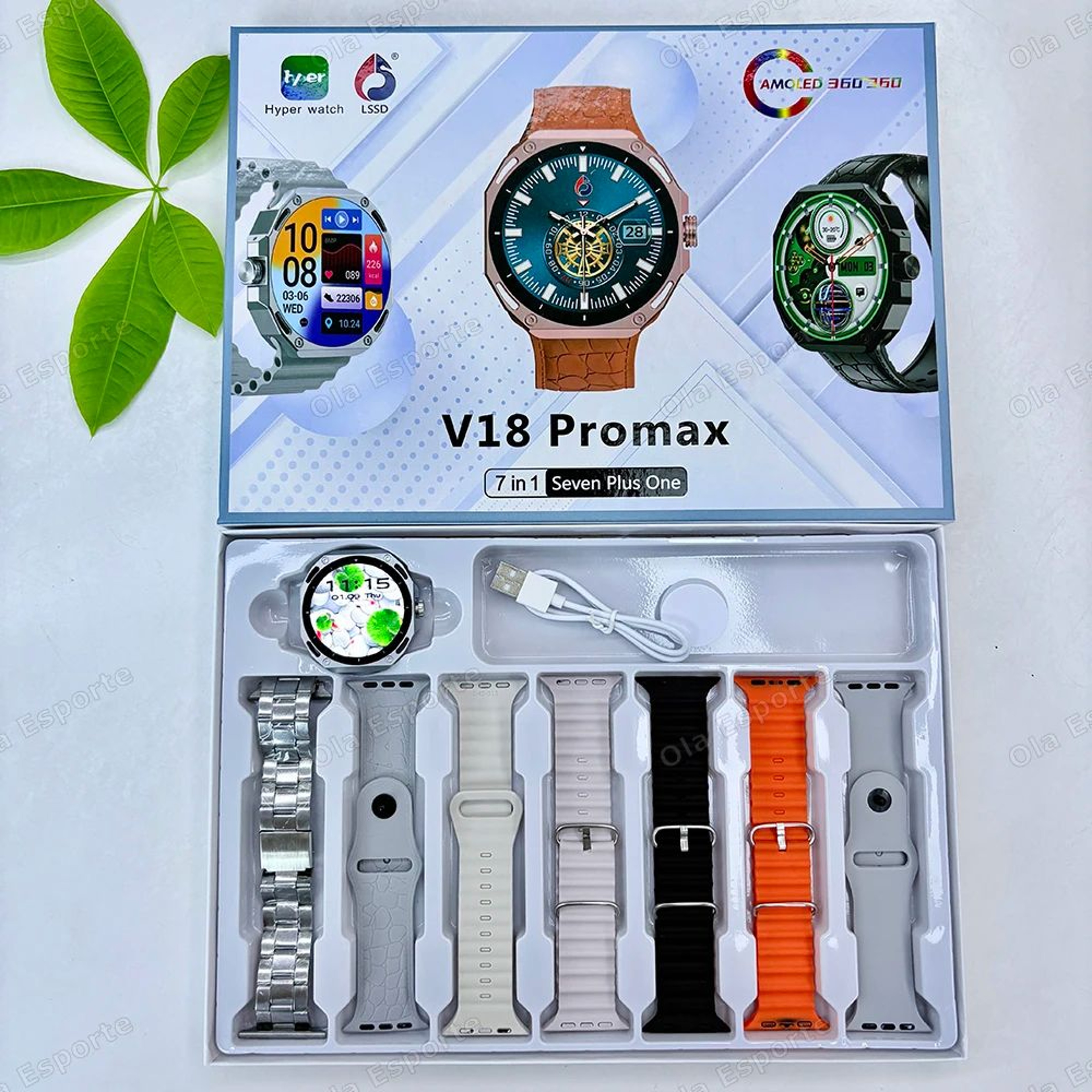Smart Fitness Watch With AMOLED Display 17