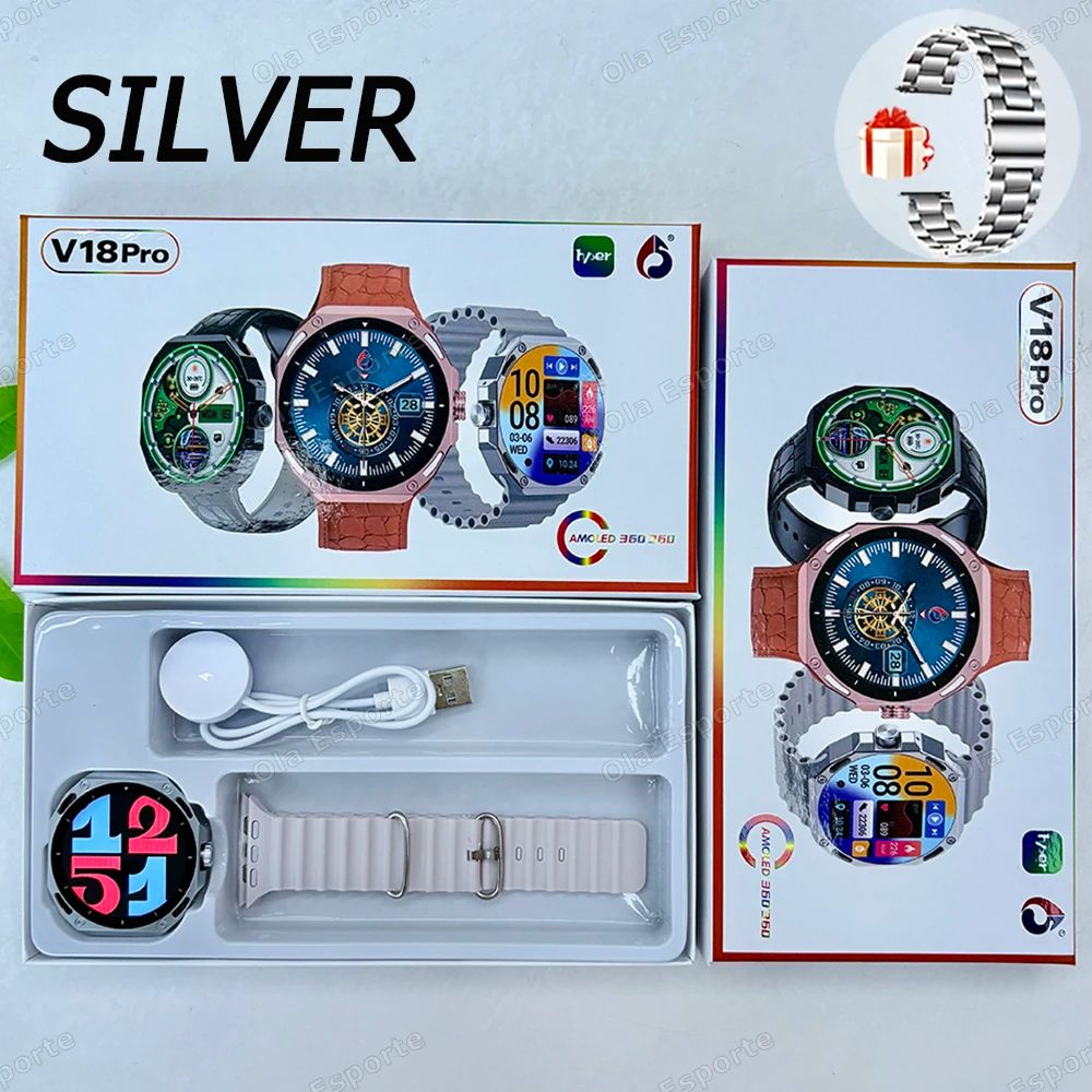 Smart Fitness Watch With AMOLED Display 14