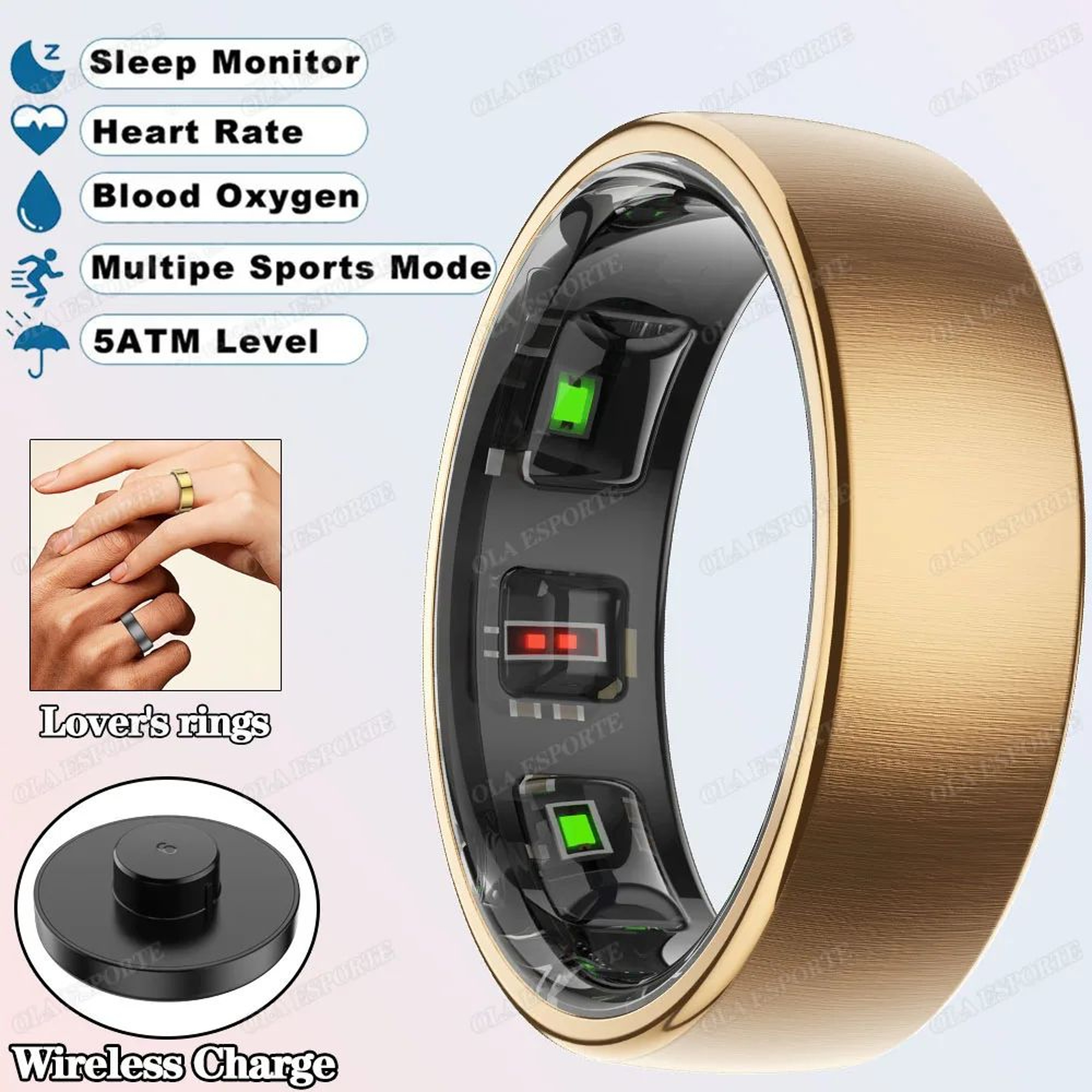 Waterproof Smart Health Ring 13