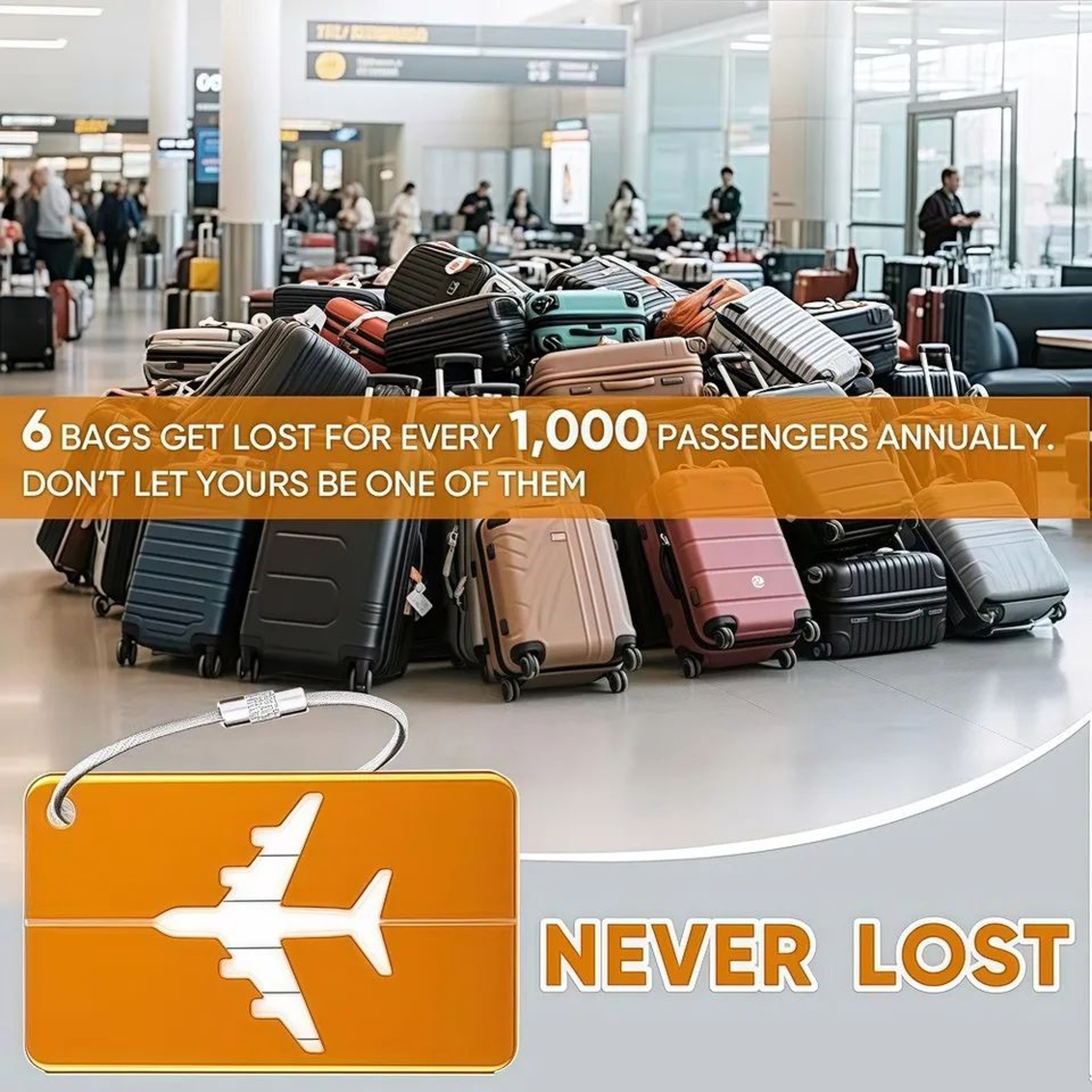 Aluminum Alloy Luggage Tag 4