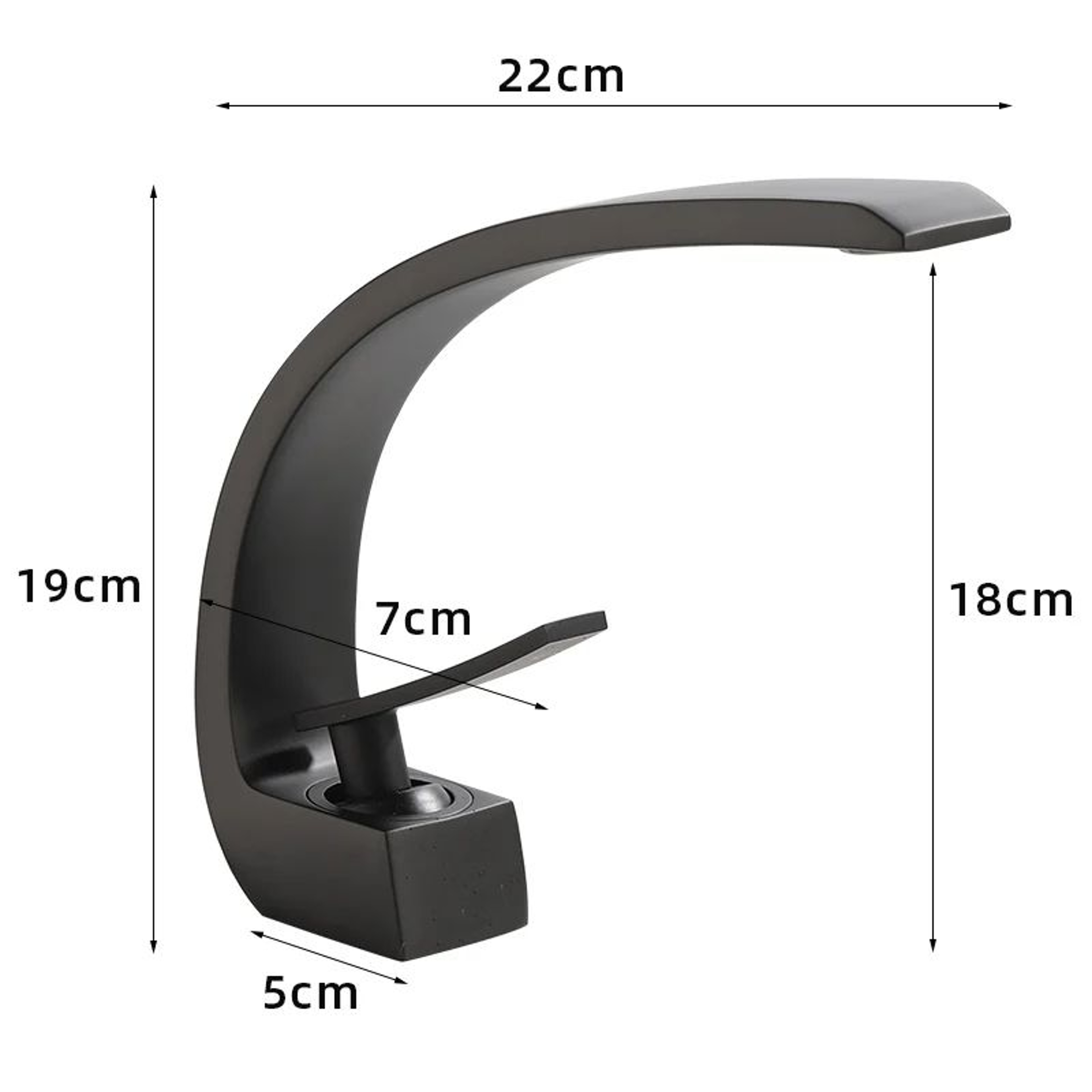 Modern Waterfall Basin Faucet 5
