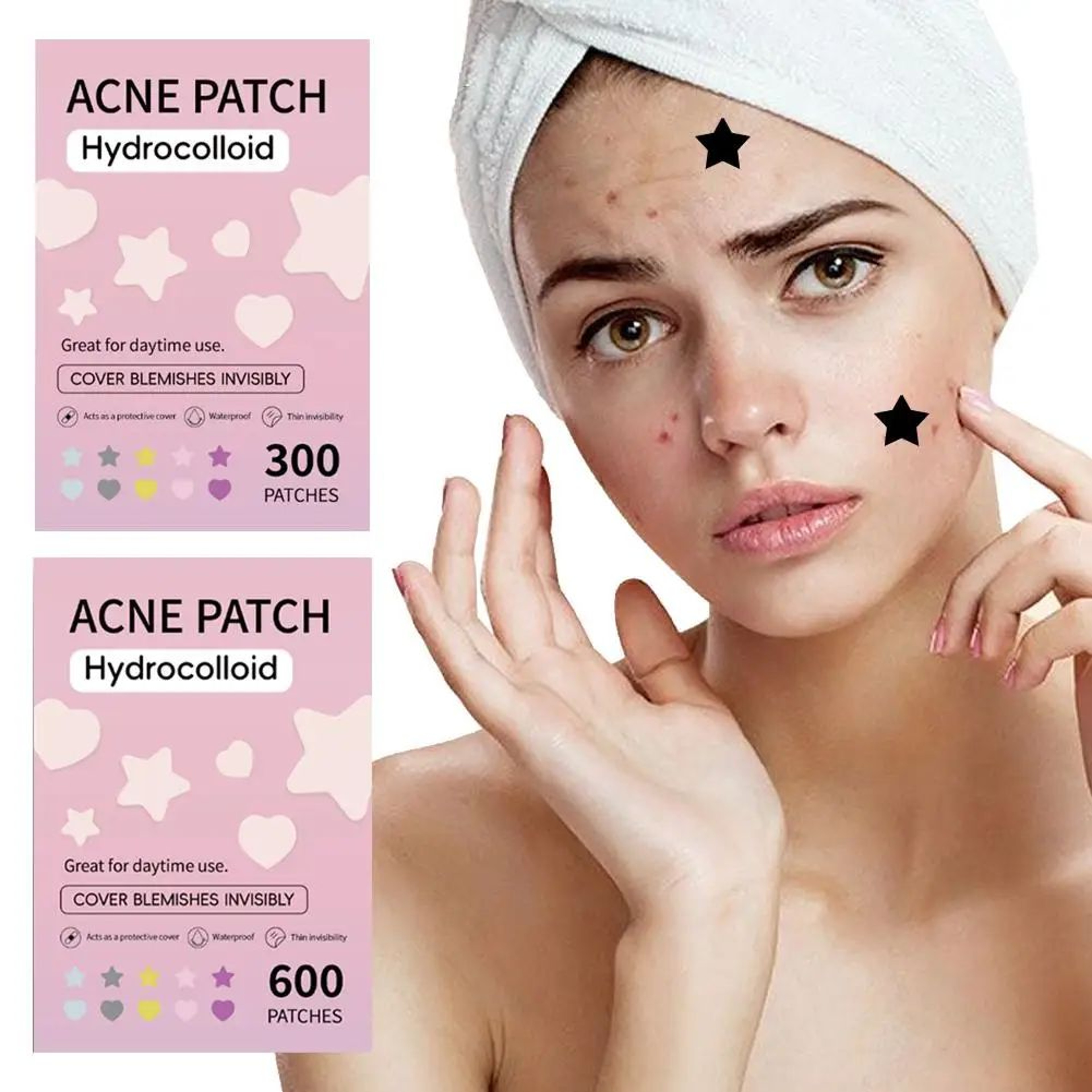 Star And Heart Acne Patch Stickers 6