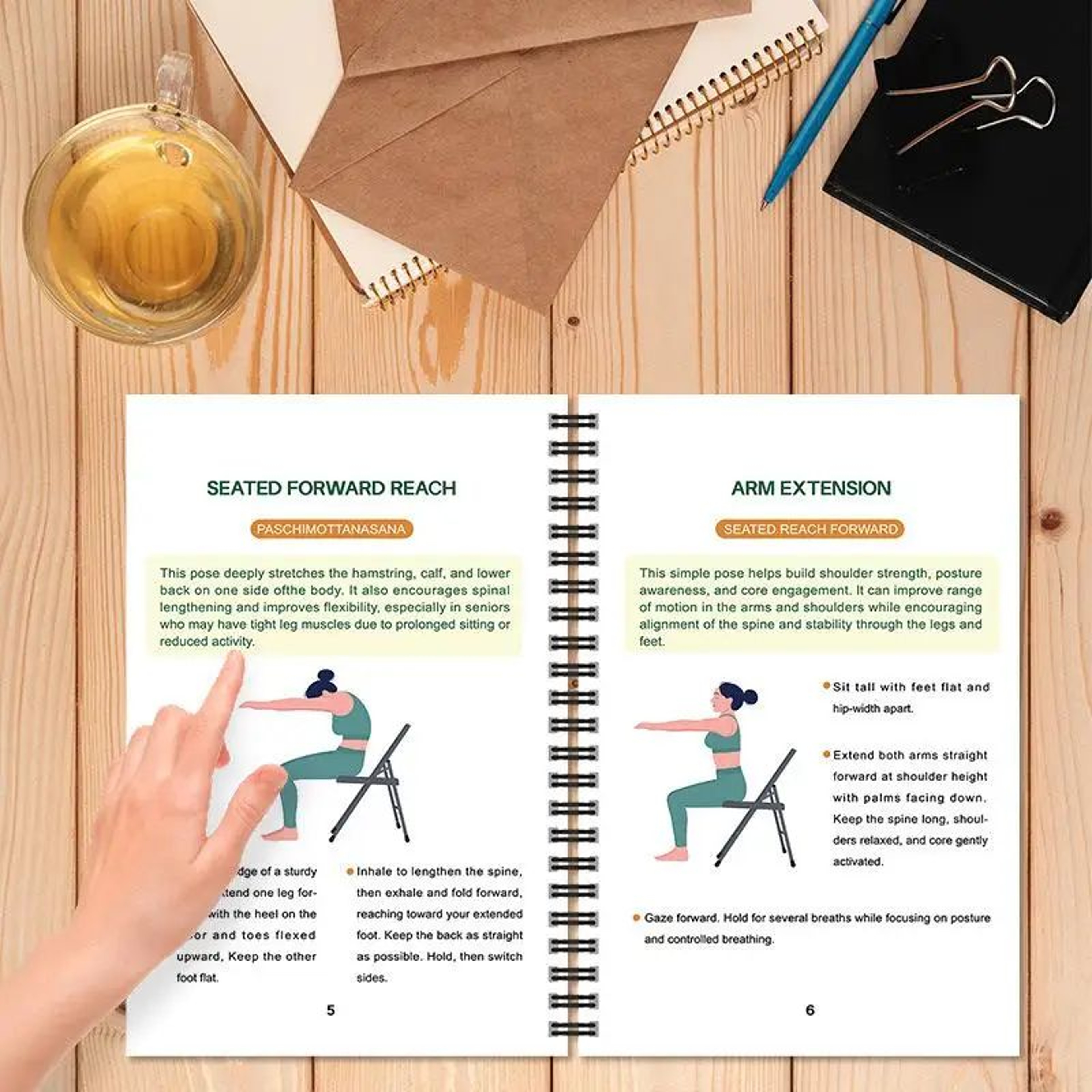 Chair Yoga Exercise Book For Seniors 3