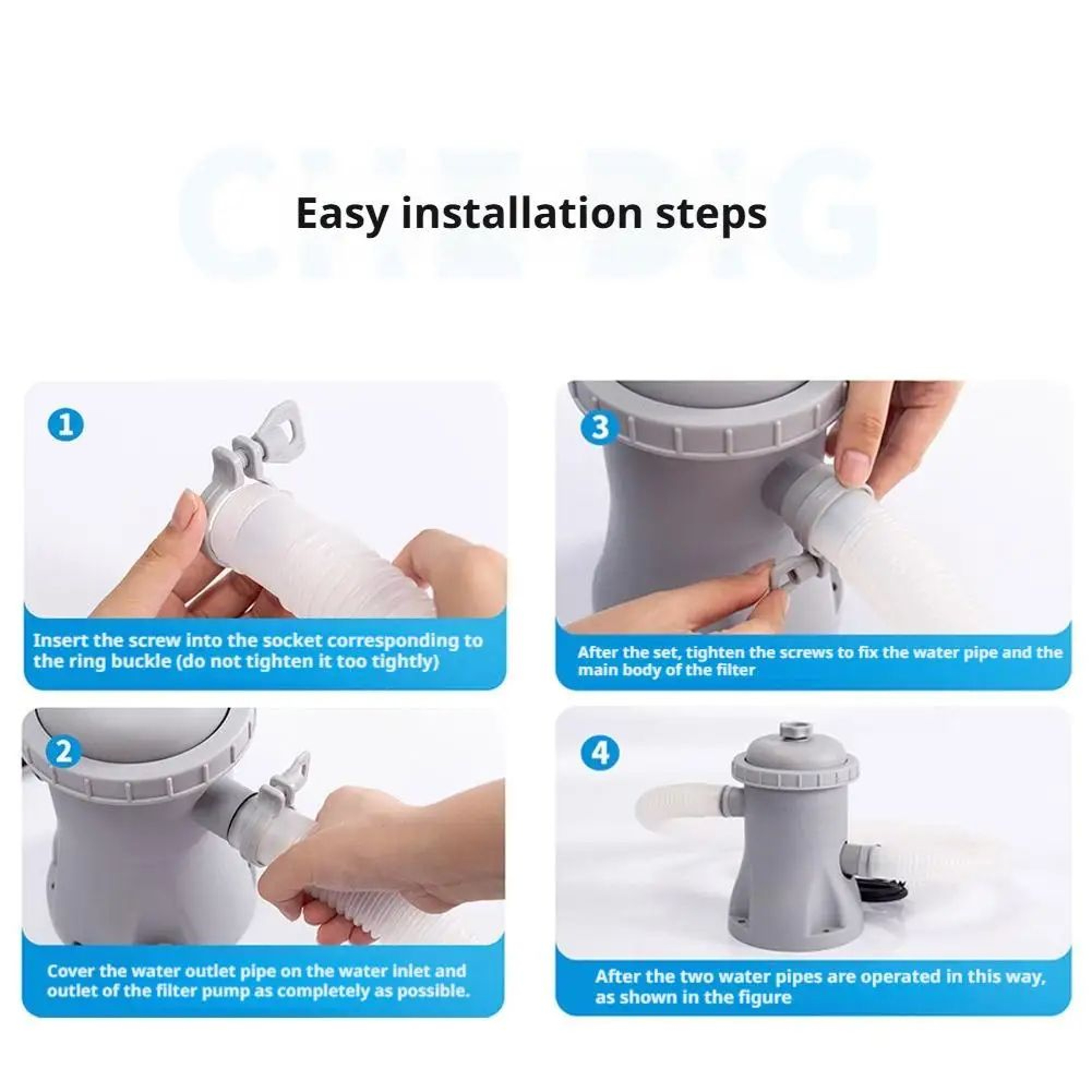 Pool Cleaner Circulating Filter Water Pump 9