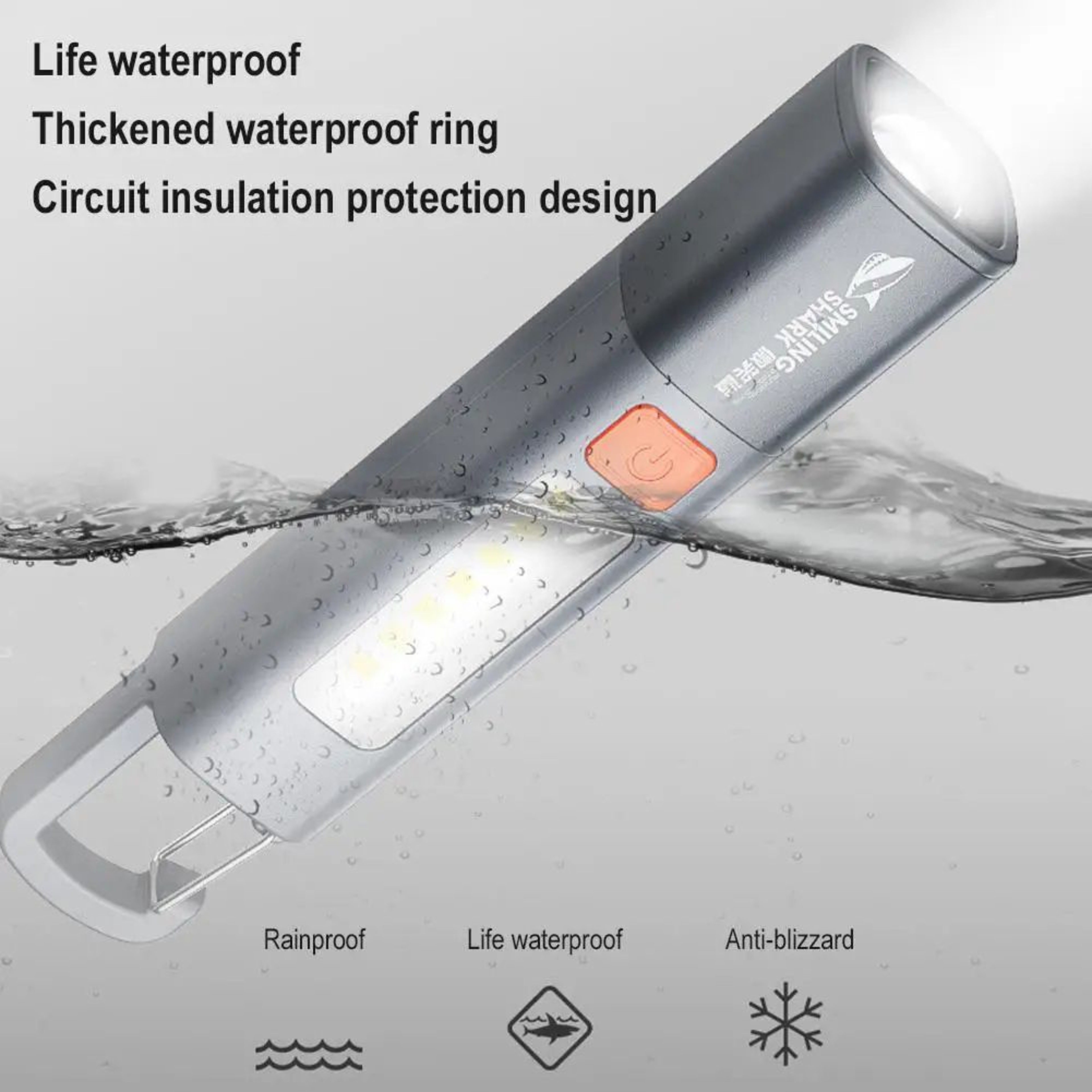 Rechargeable Super Bright LED Camping Flashlight 5