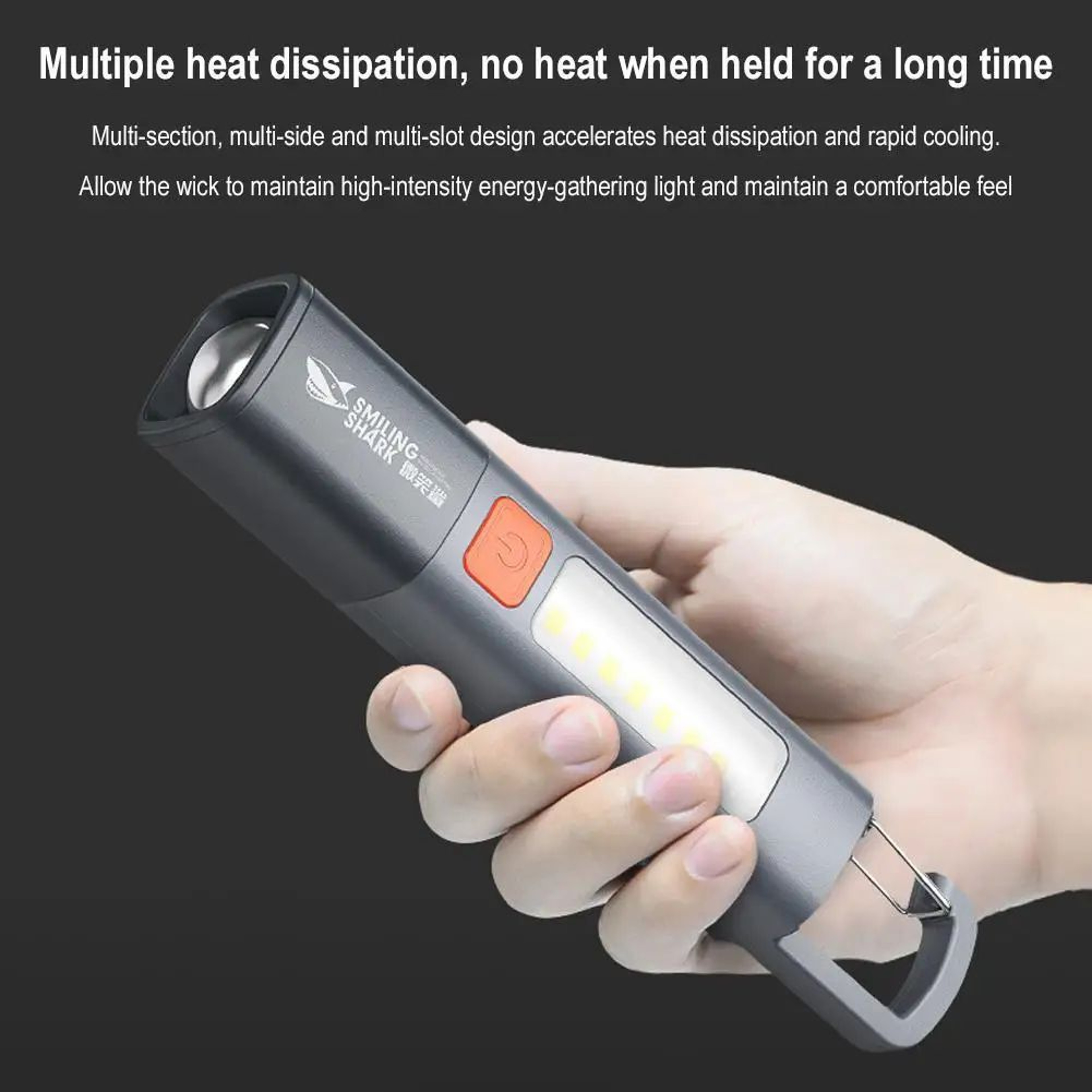 Rechargeable Super Bright LED Camping Flashlight 21