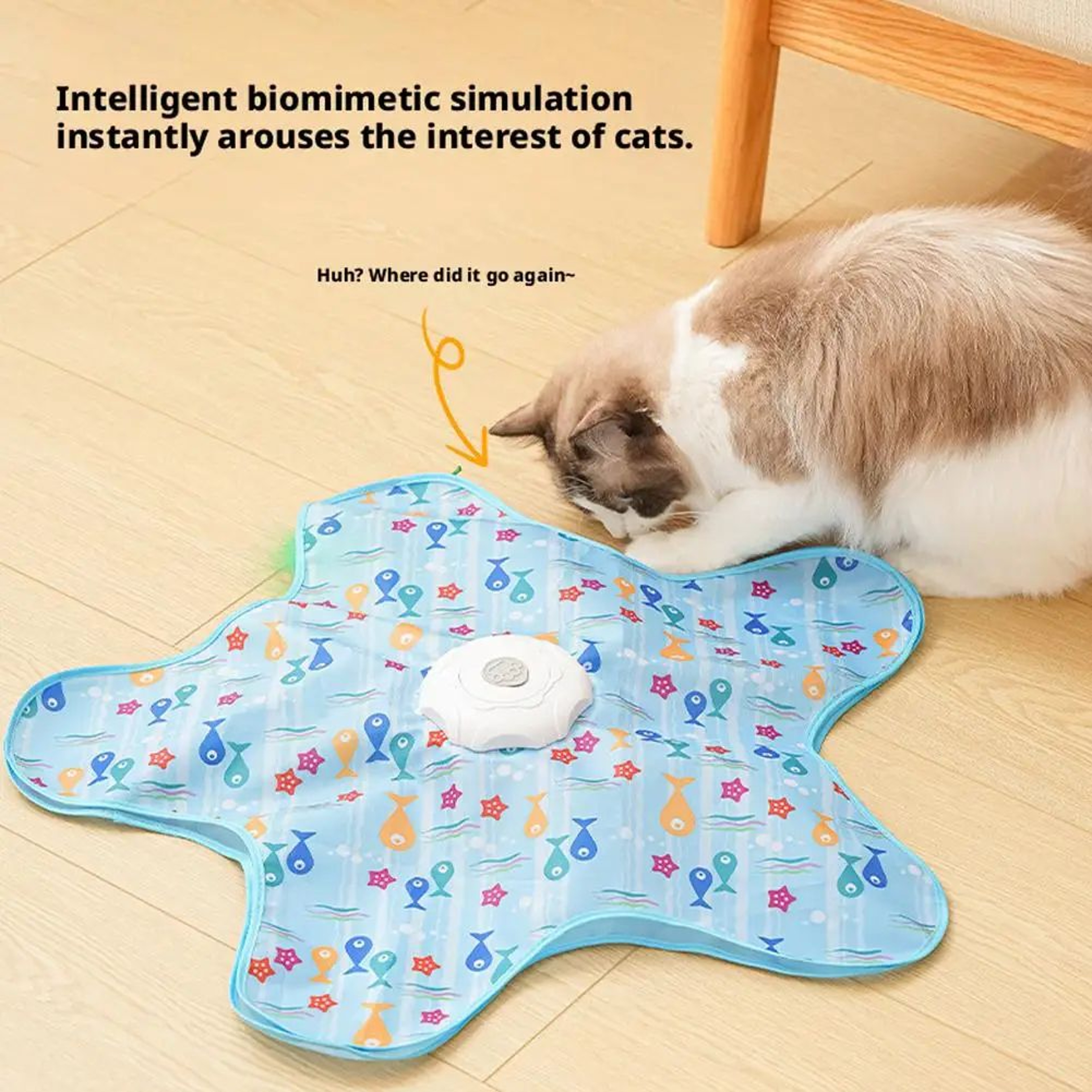 Interactive Hide And Seek Electric Cat Toy 8