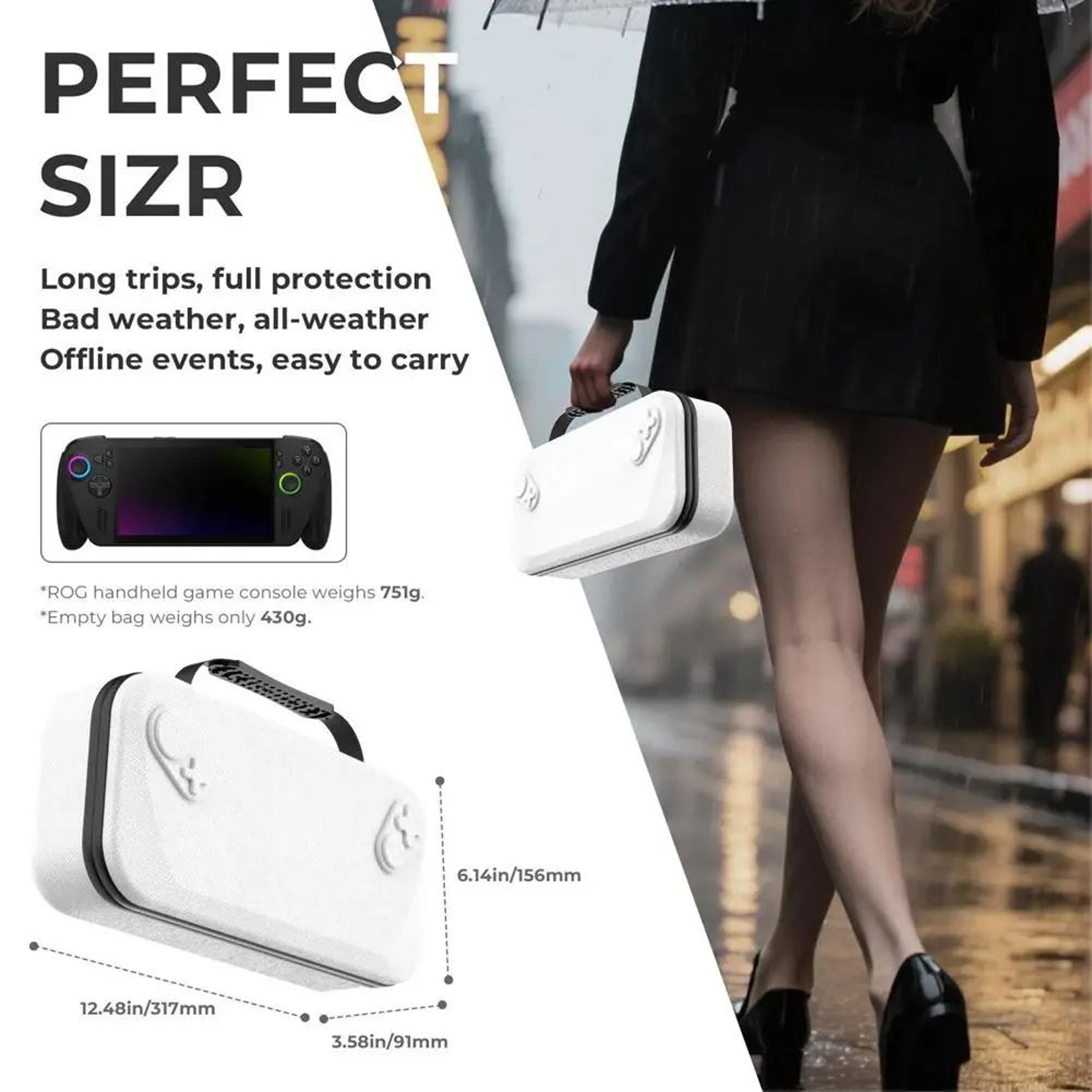 ROG Ally X Waterproof Shockproof Storage Case 5