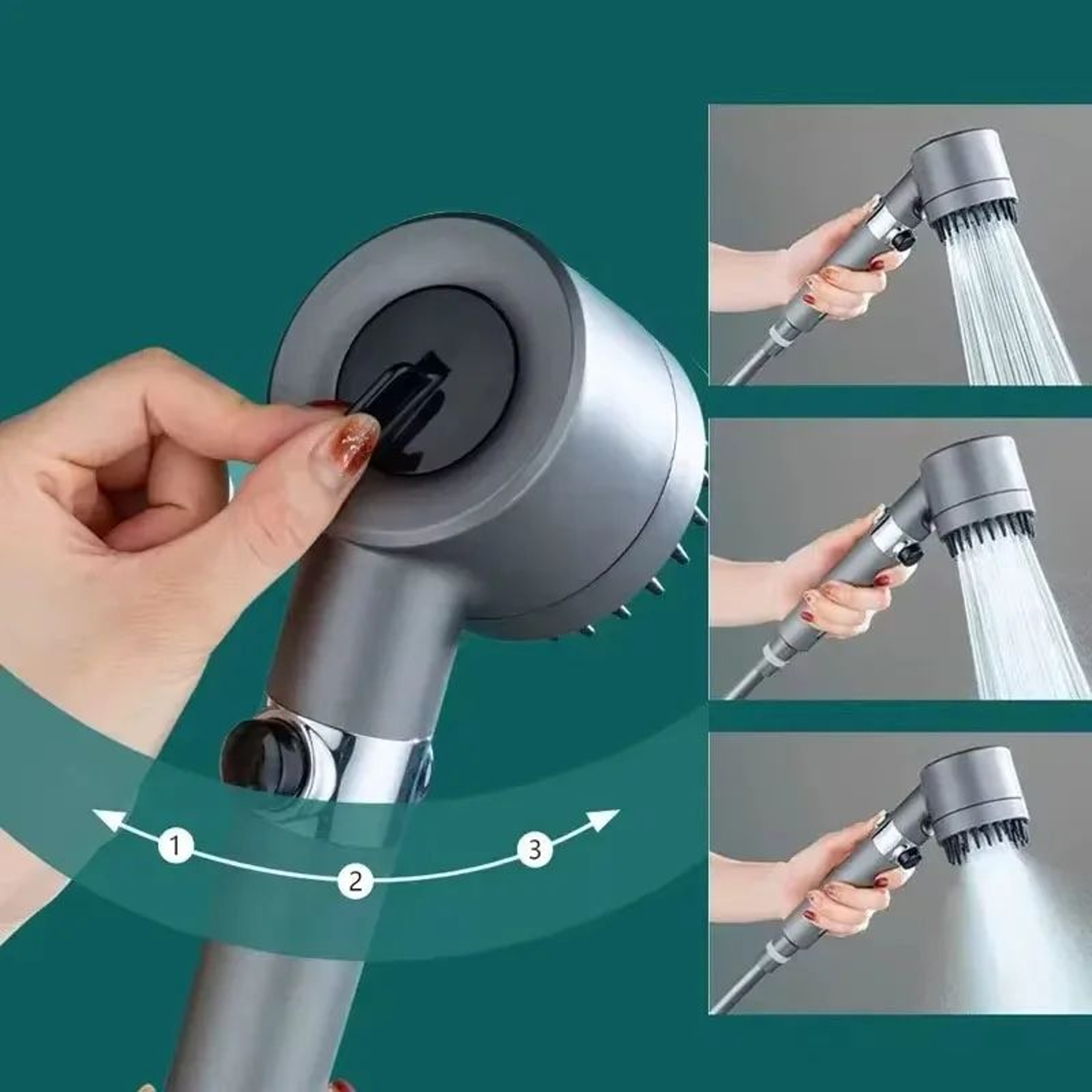 Four Mode Massage Shower Filter Head 1