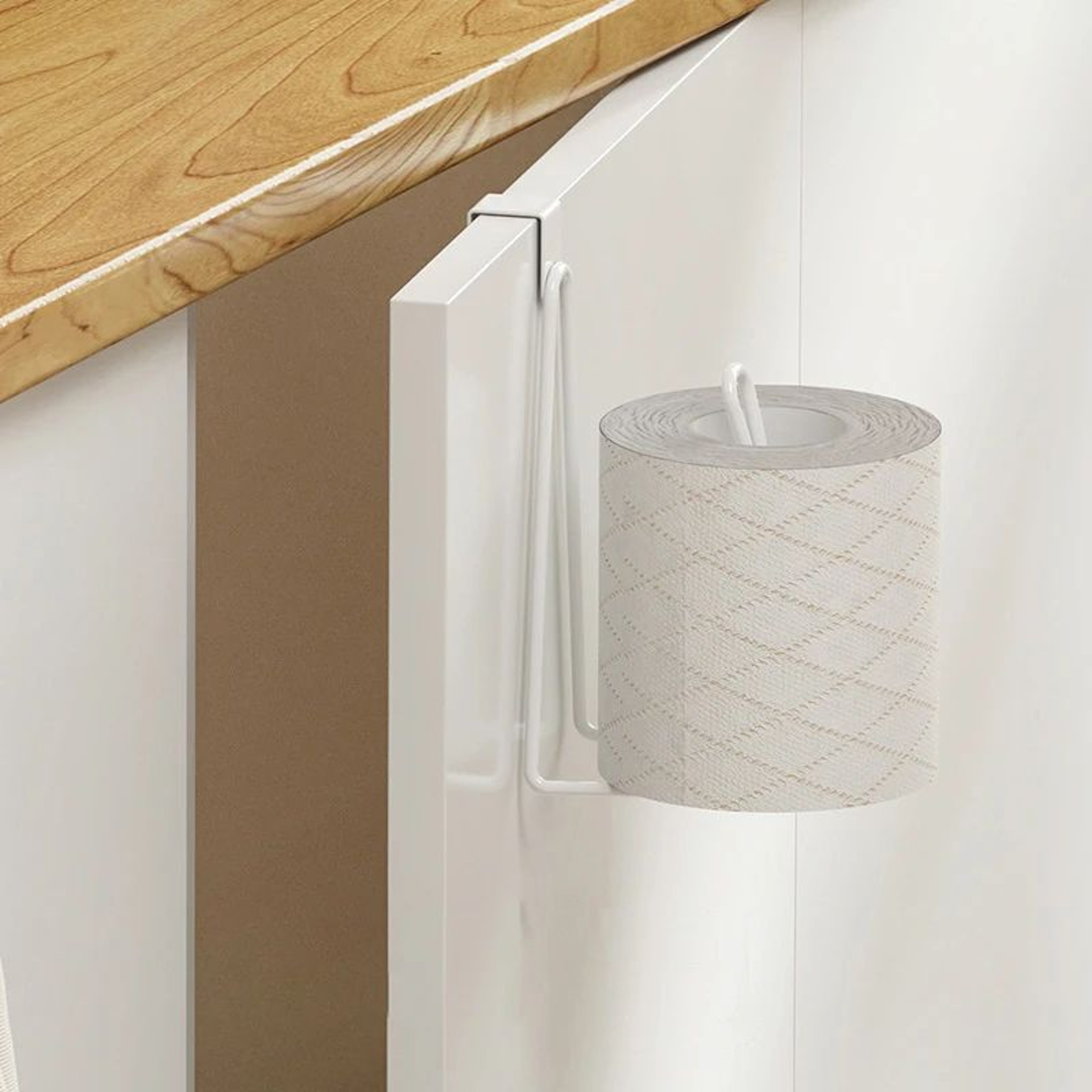 Stainless Steel No Drill Toilet Paper Holder 6