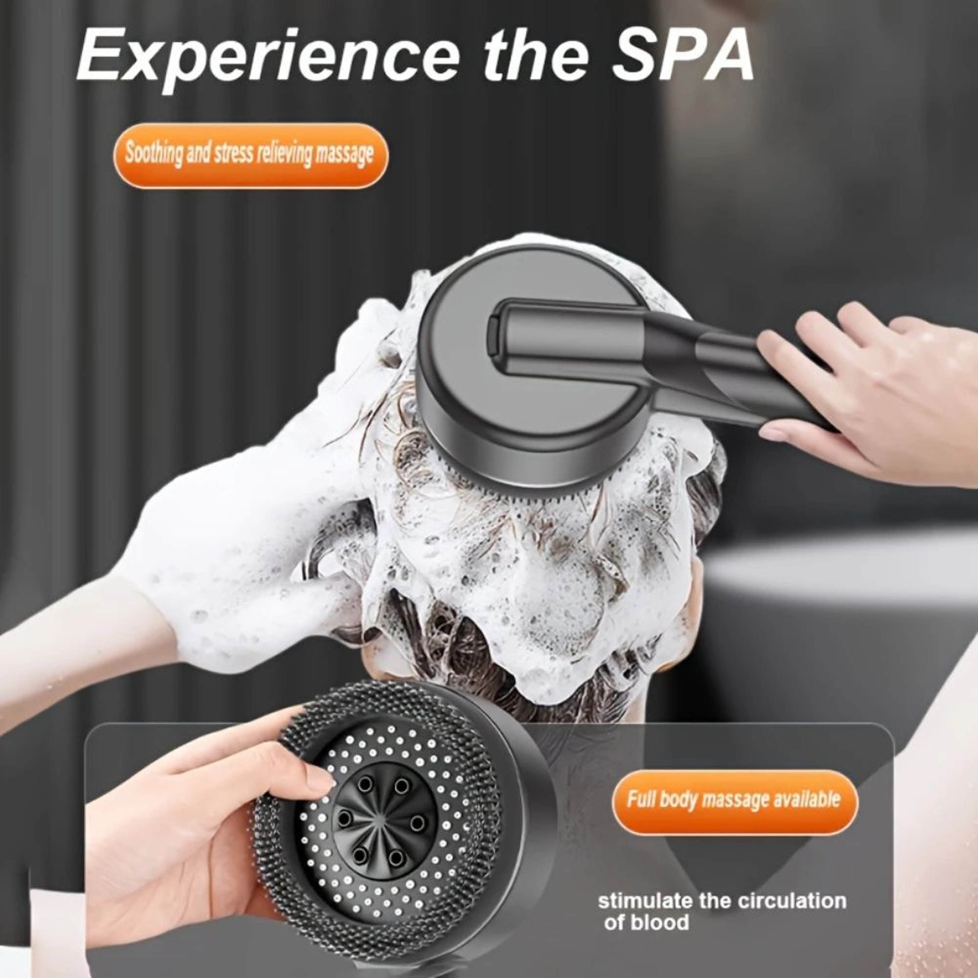 High Pressure Self Cleaning Shower Head 3