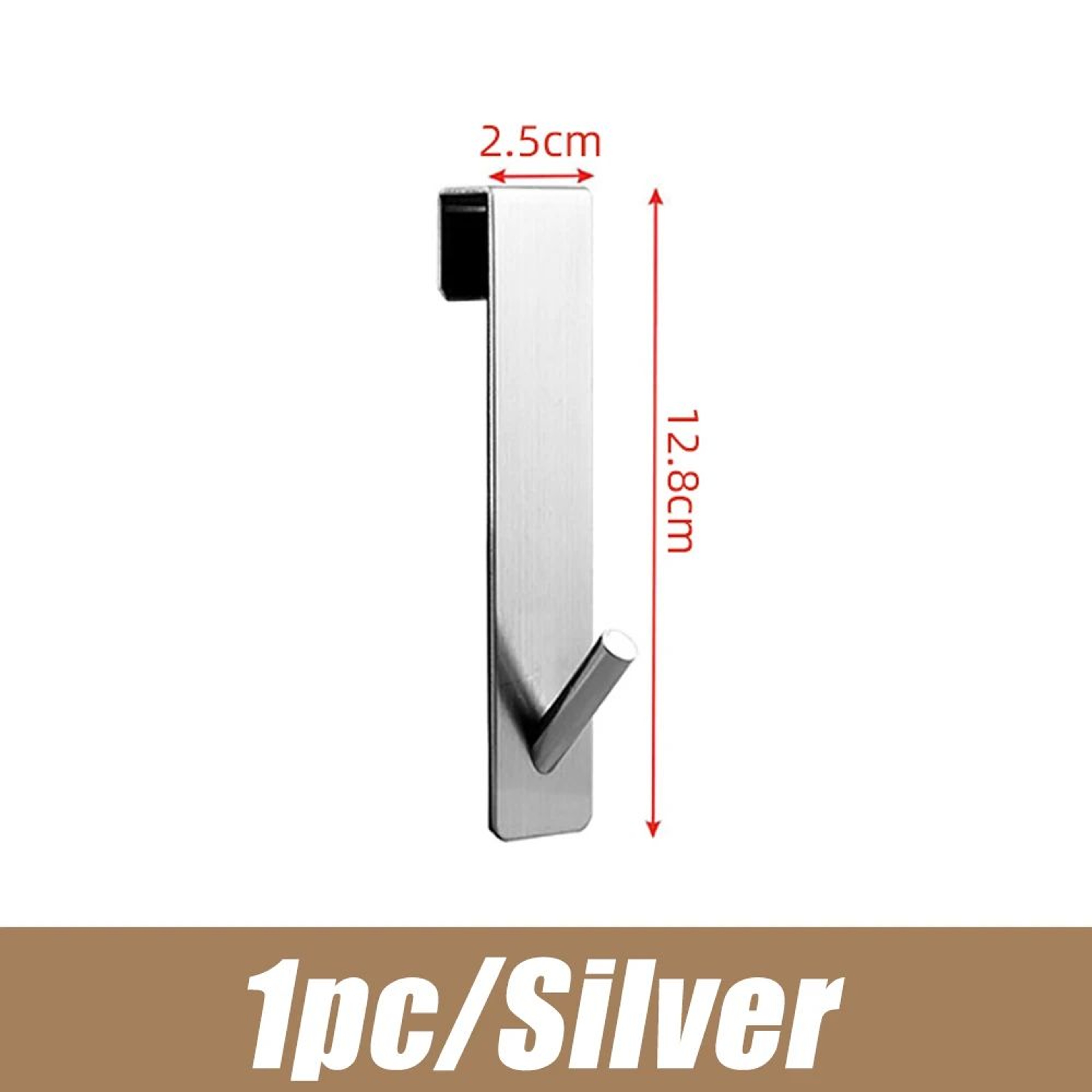 Stainless Steel Shower Door Hook 1