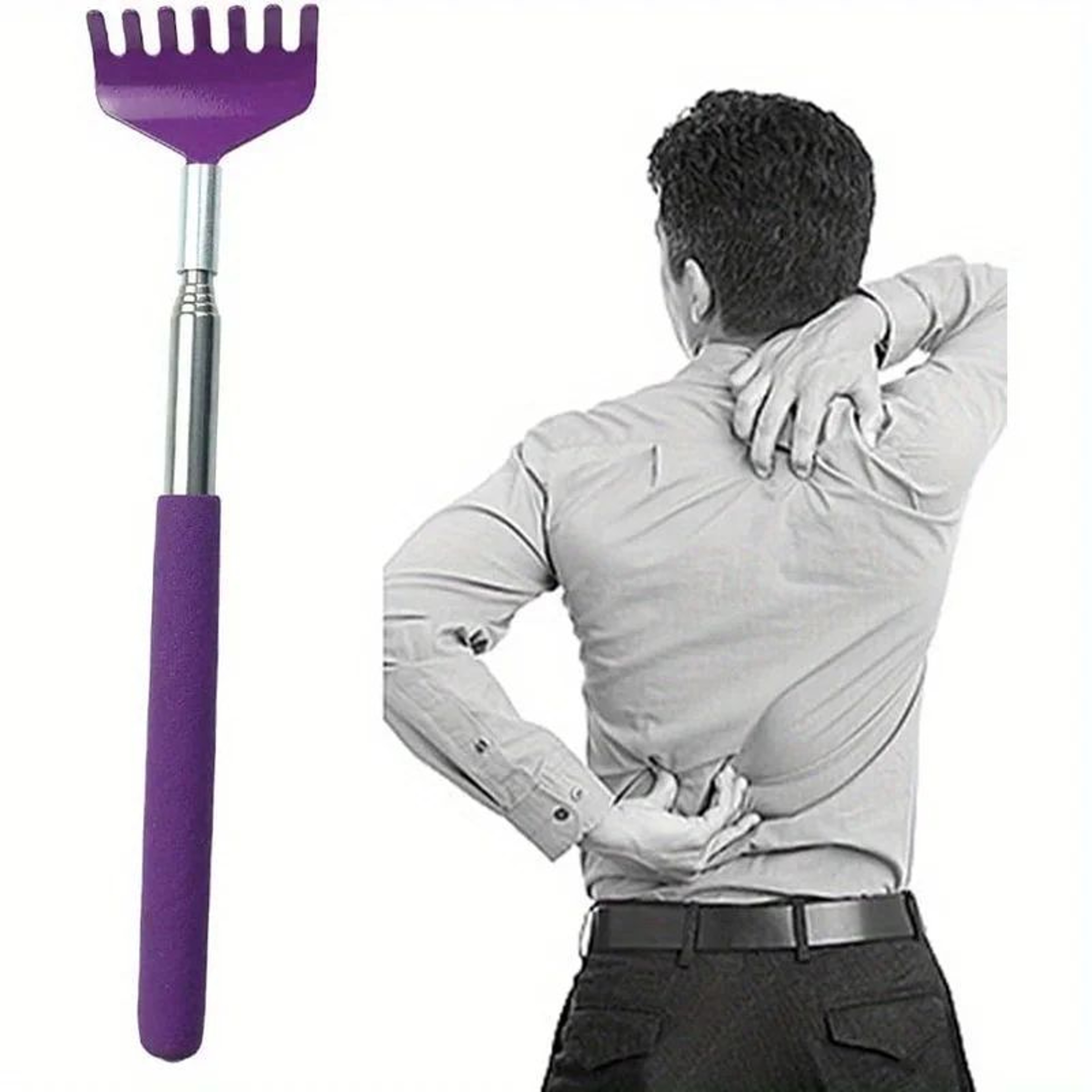Telescopic Metal Back Scratcher Tool 0