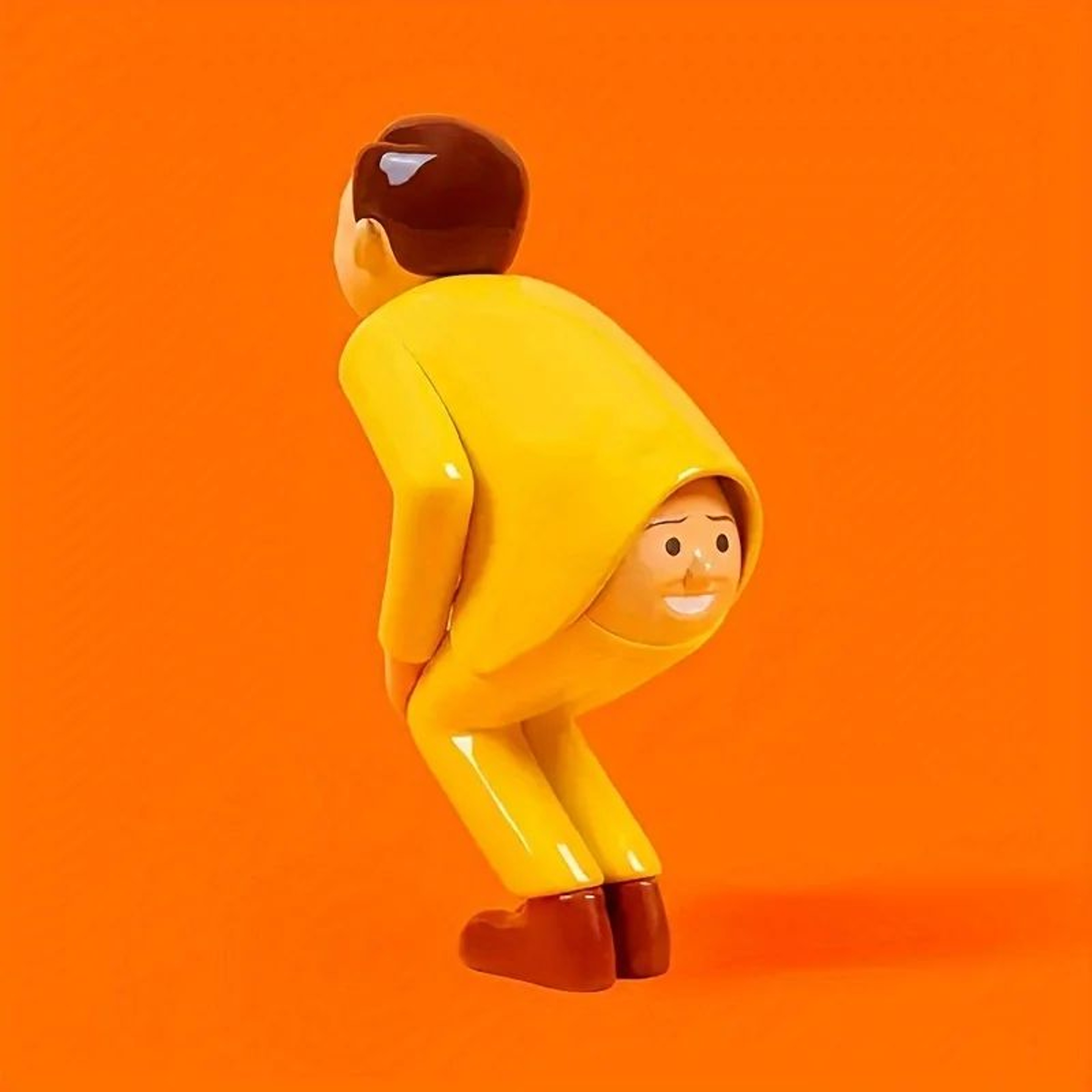 Hand Drawn Character Decorative Statue 1