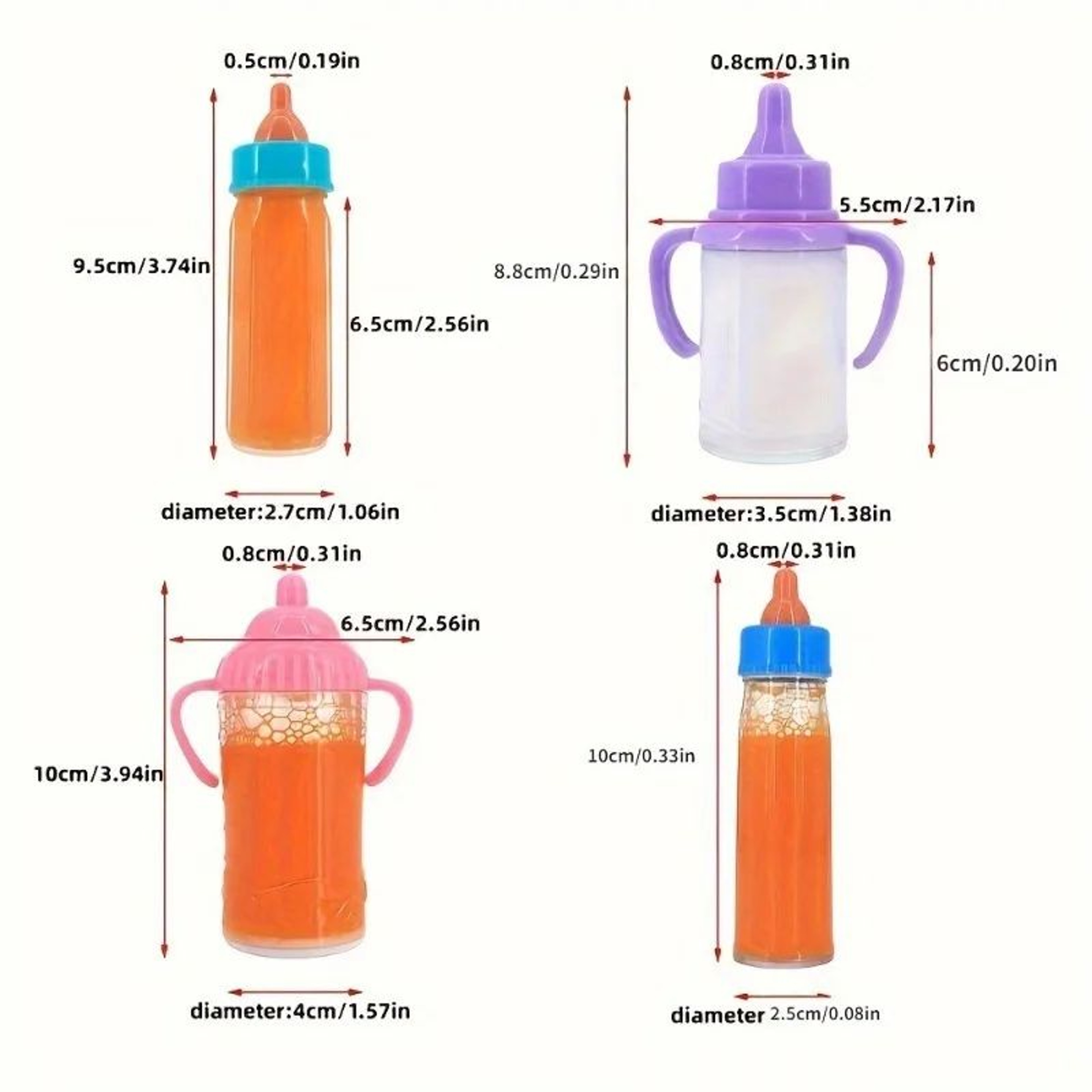 Doll Feeding Bottle Accessory Set 1