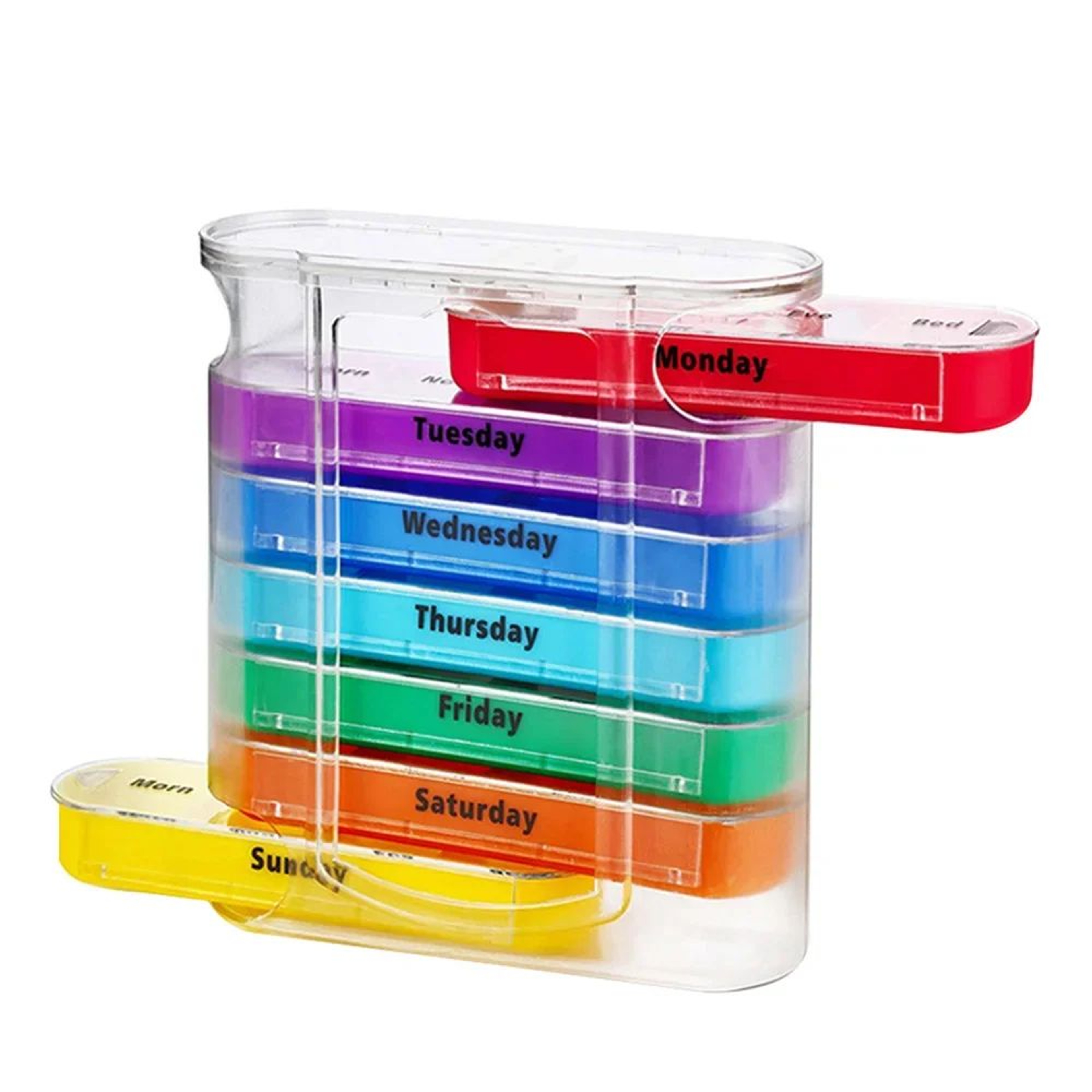 7 Day Weekly Pill Organizer Box 11