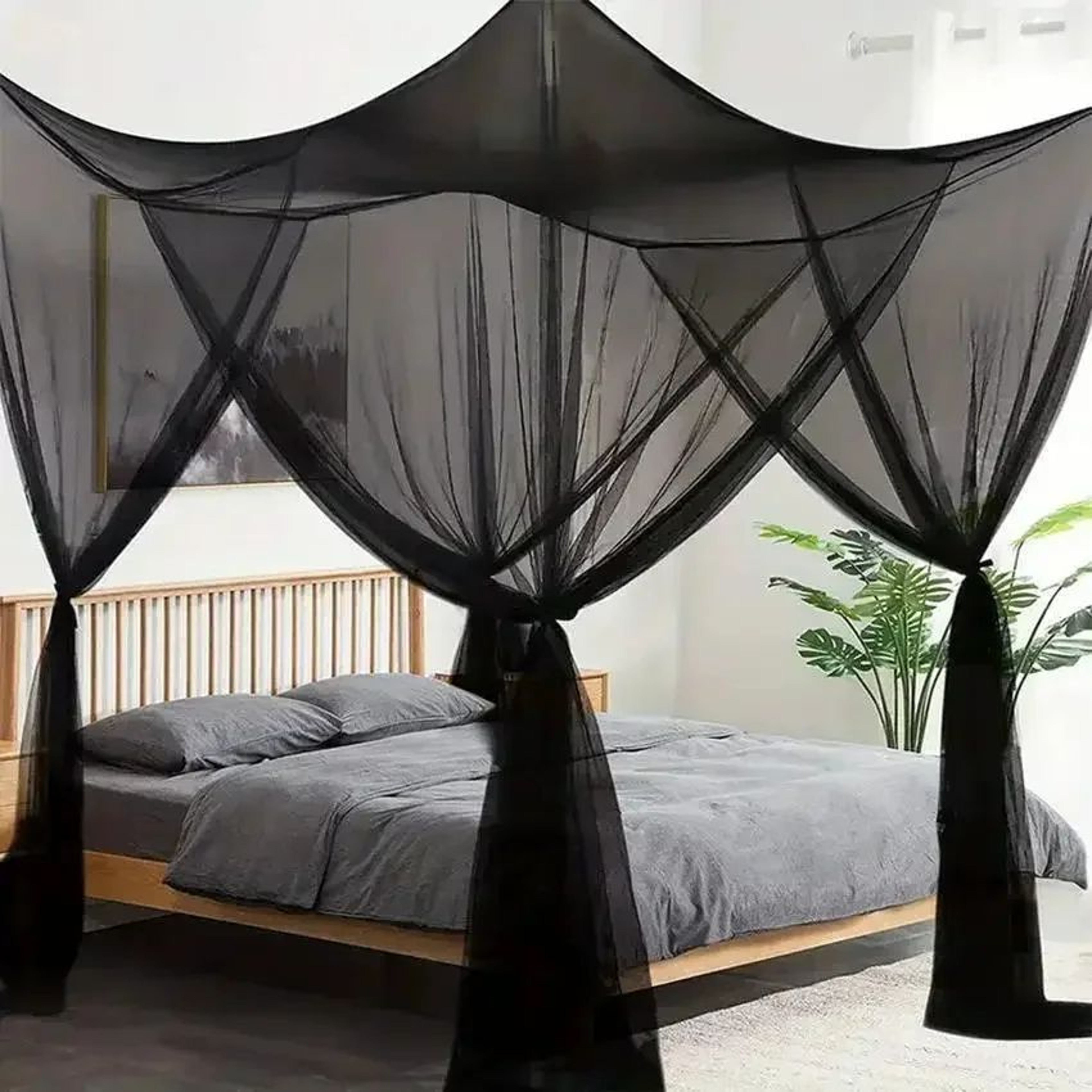 Large Four Door Mosquito Net Tent 1