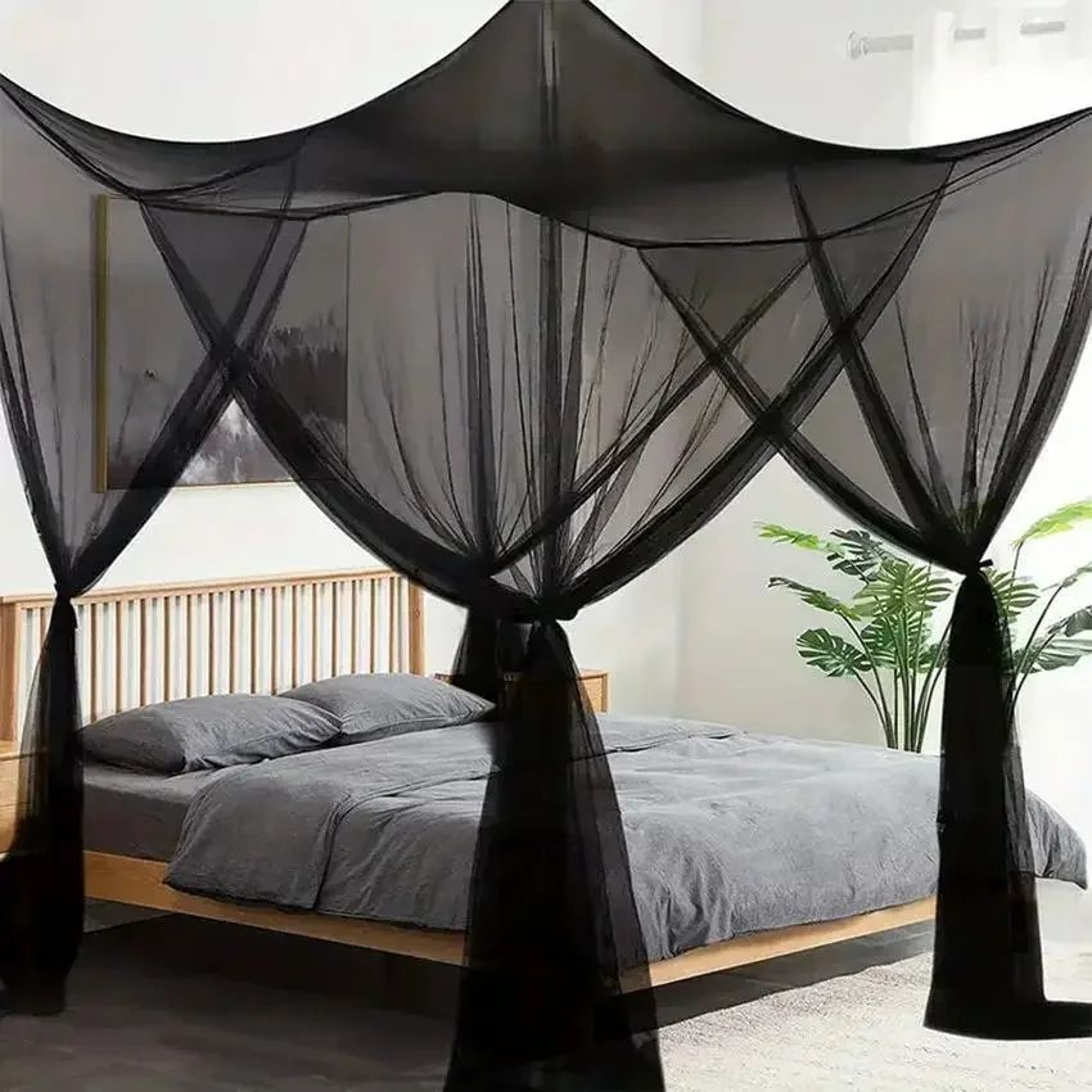 Large Four Door Mosquito Net Tent 9