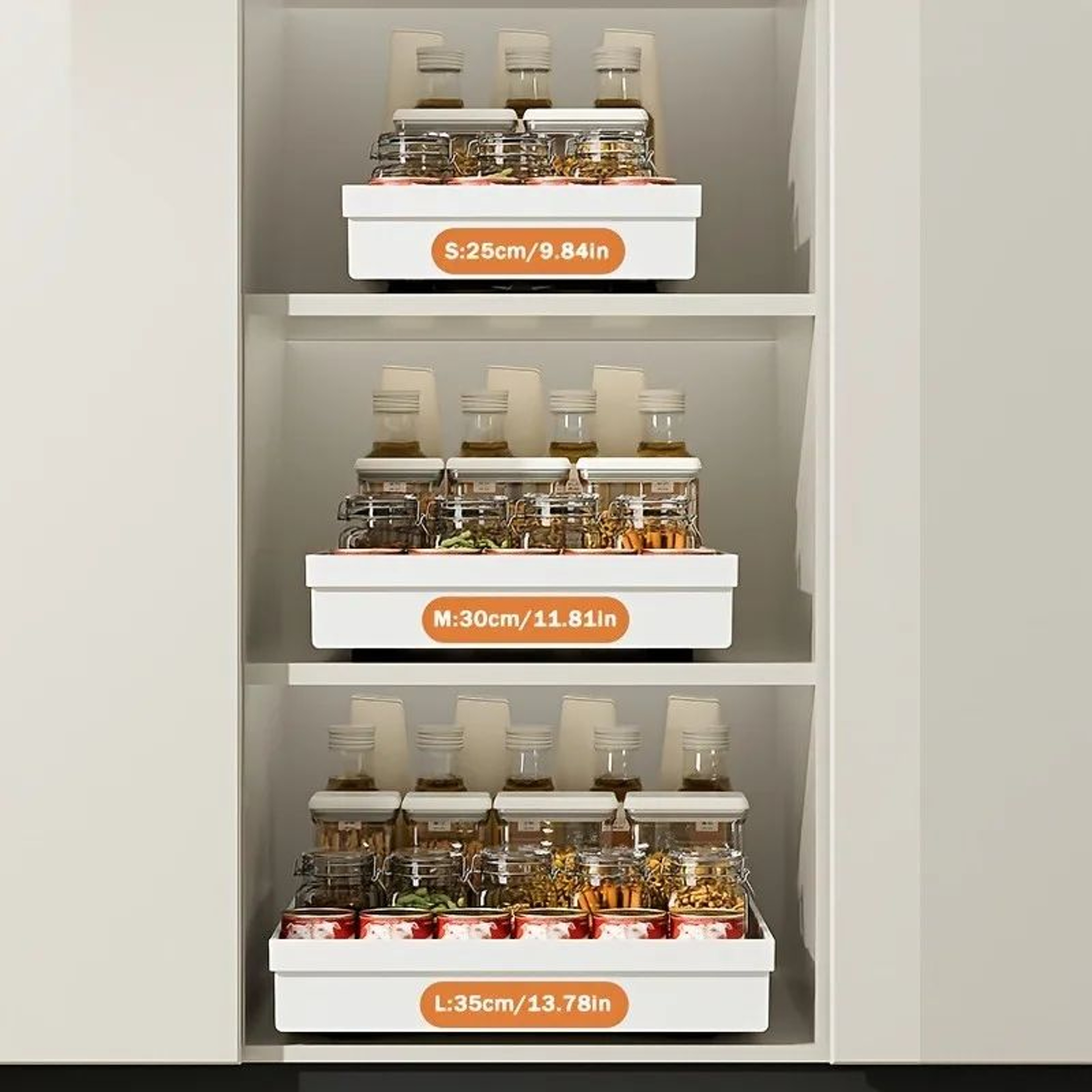No Drill Slide Out Cabinet Organizer 1