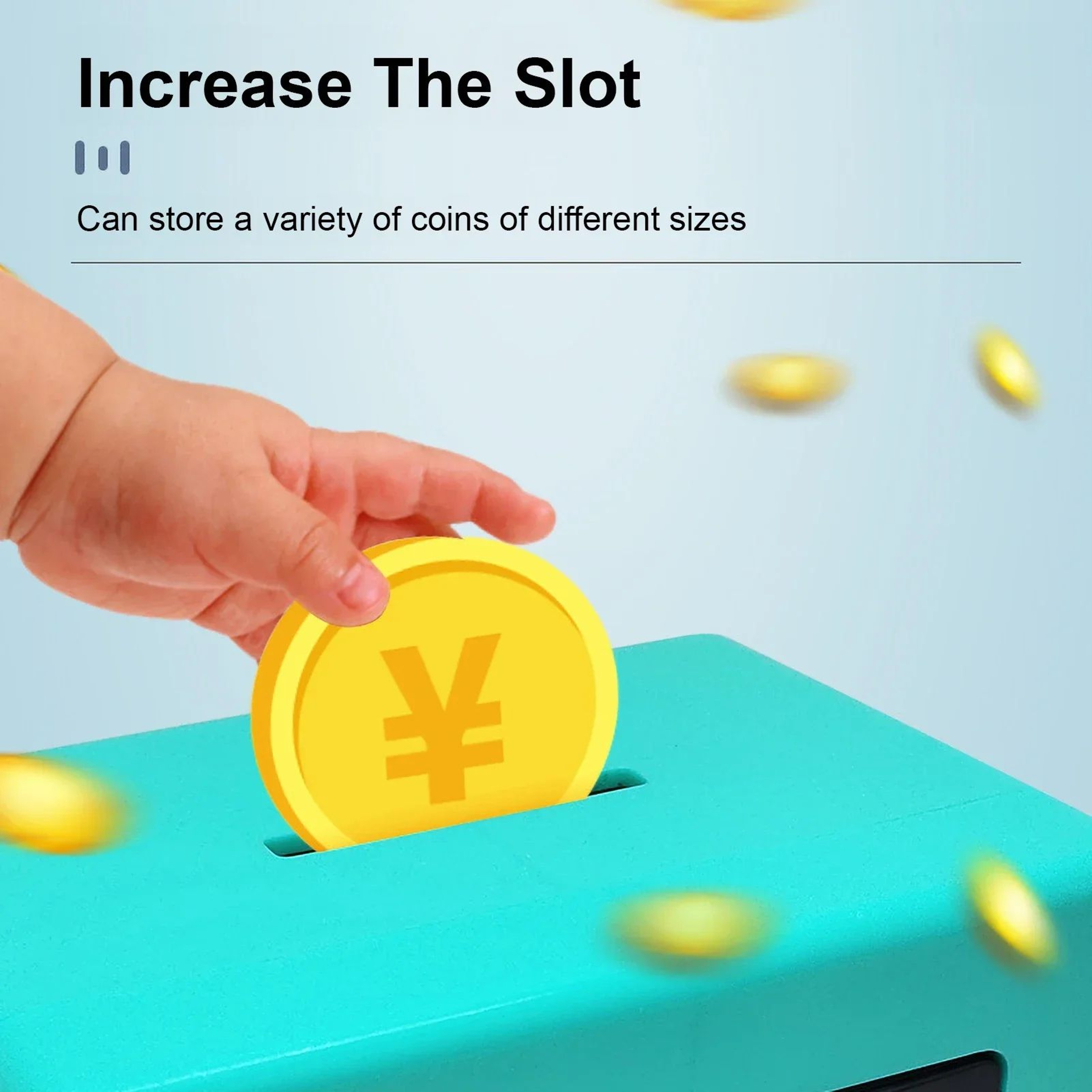 Mini ATM Password Money Saving Bank 4