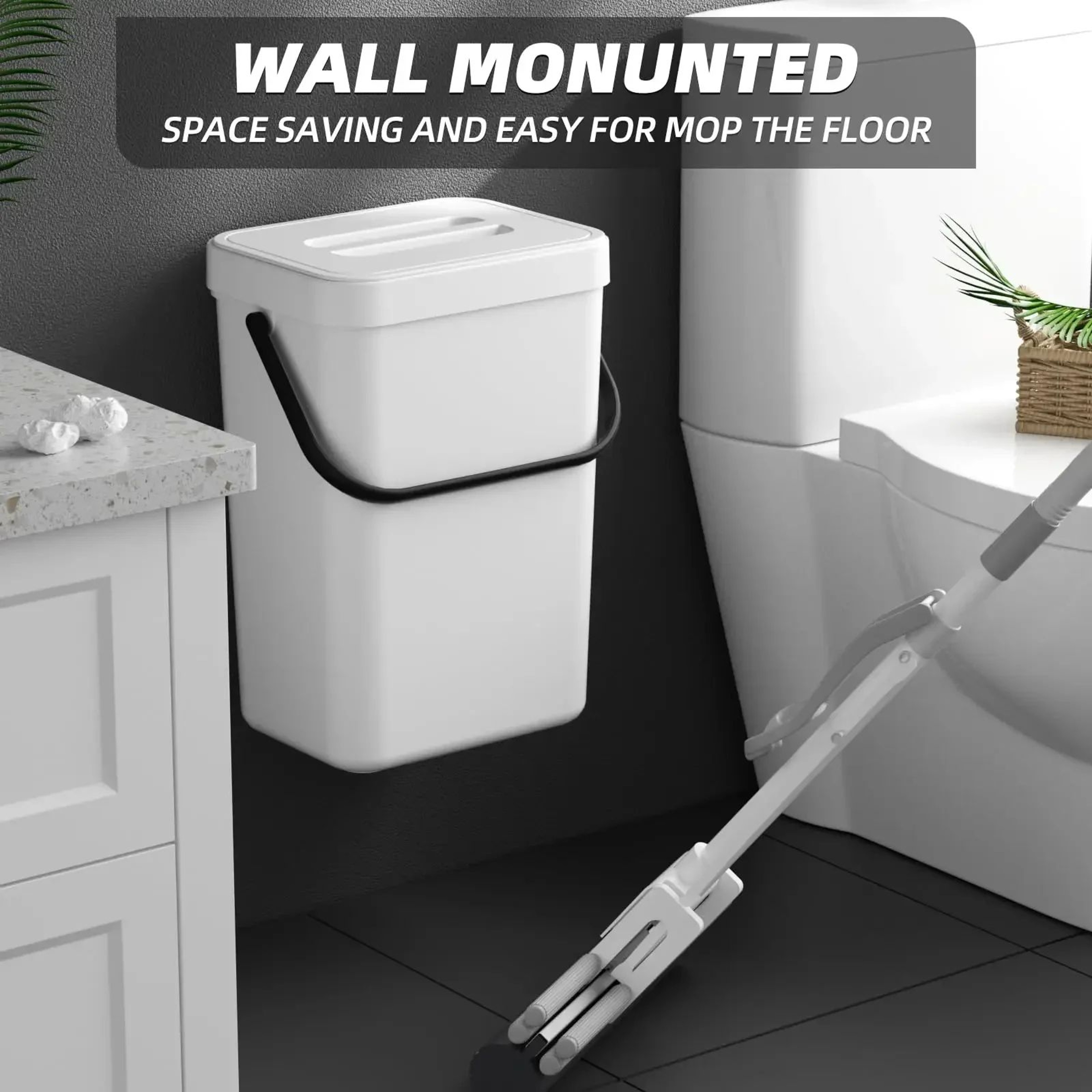 Compact Kitchen Compost Waste Bin 2