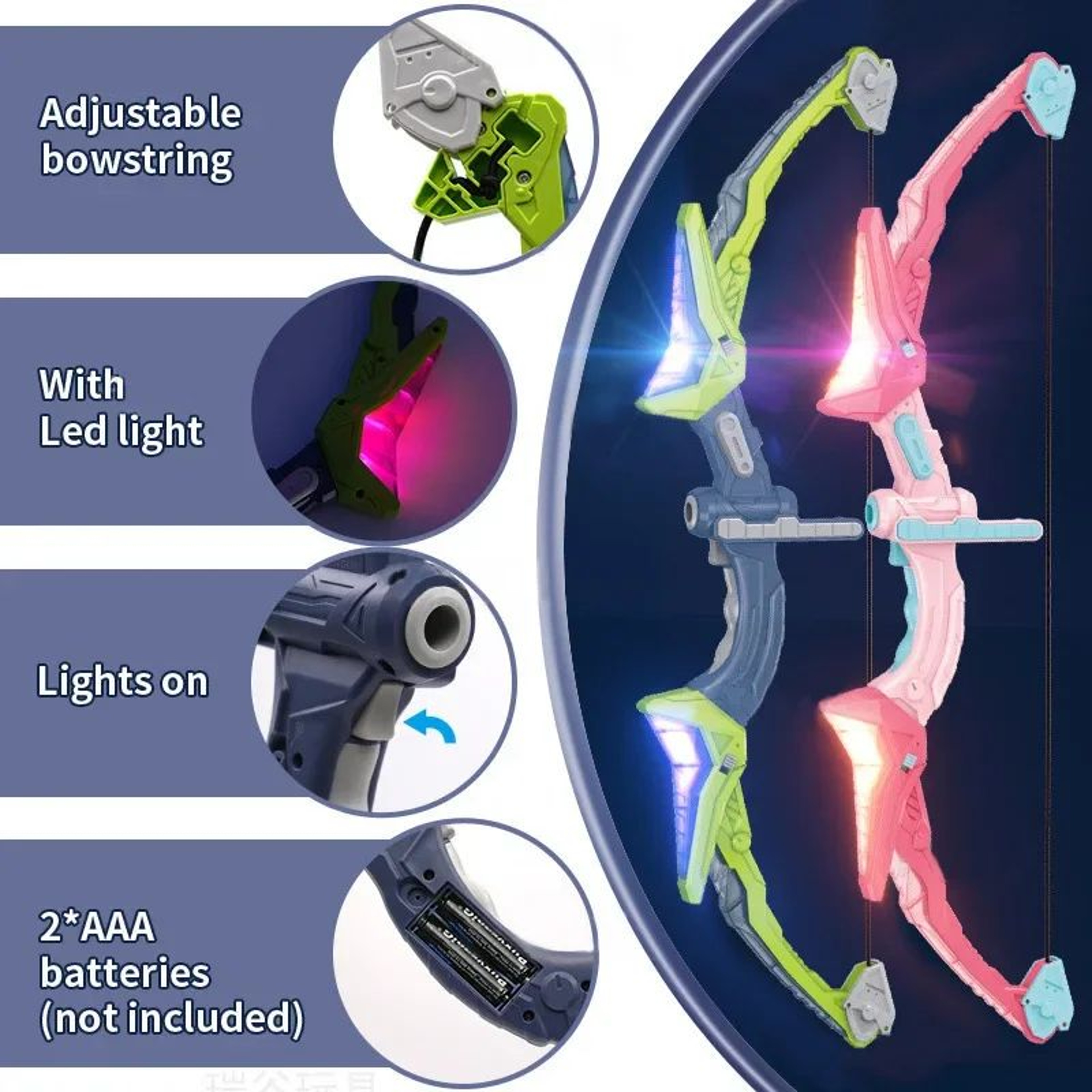 Light Up Kids Archery Bow Set 2