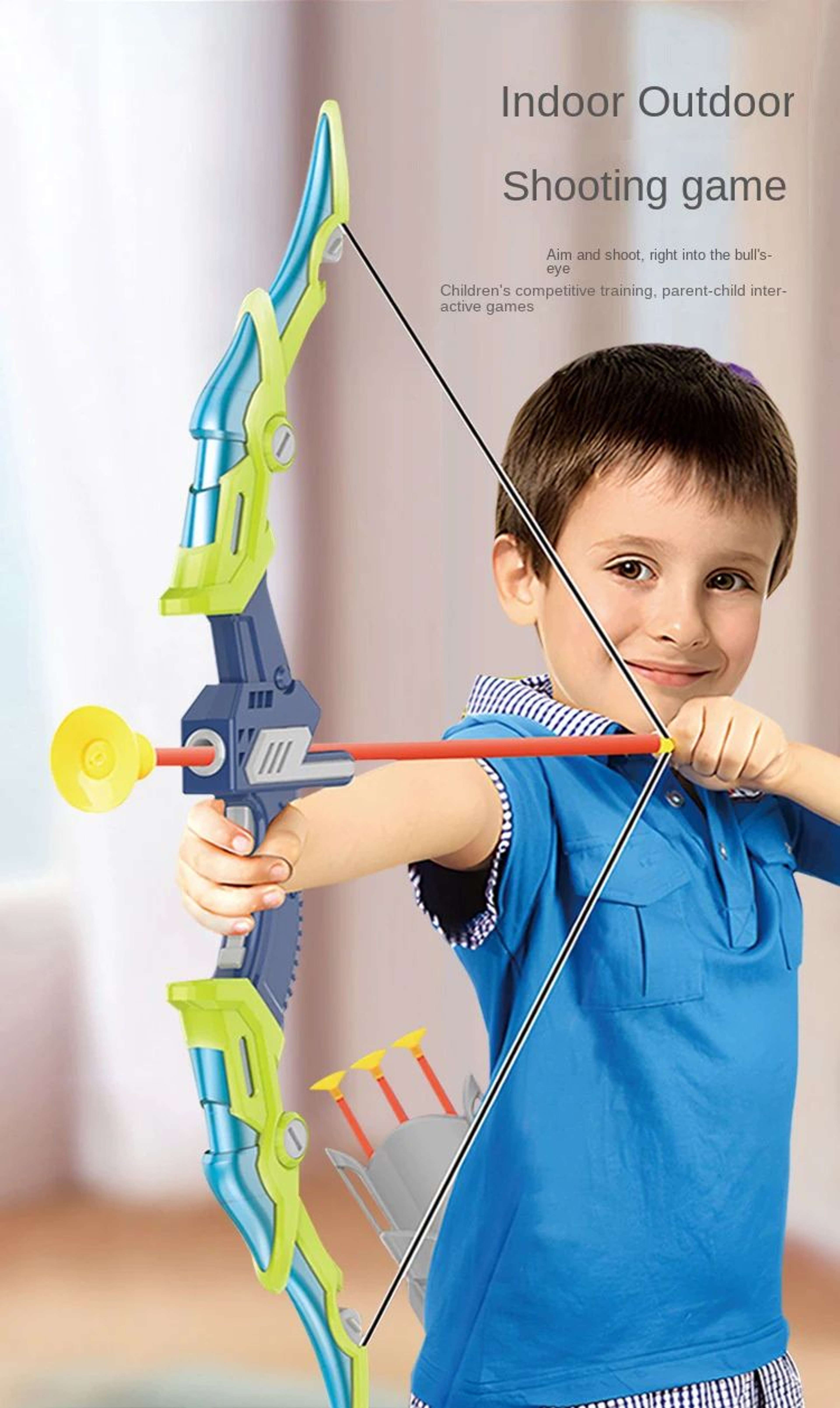 Light Up Kids Archery Bow Set 6