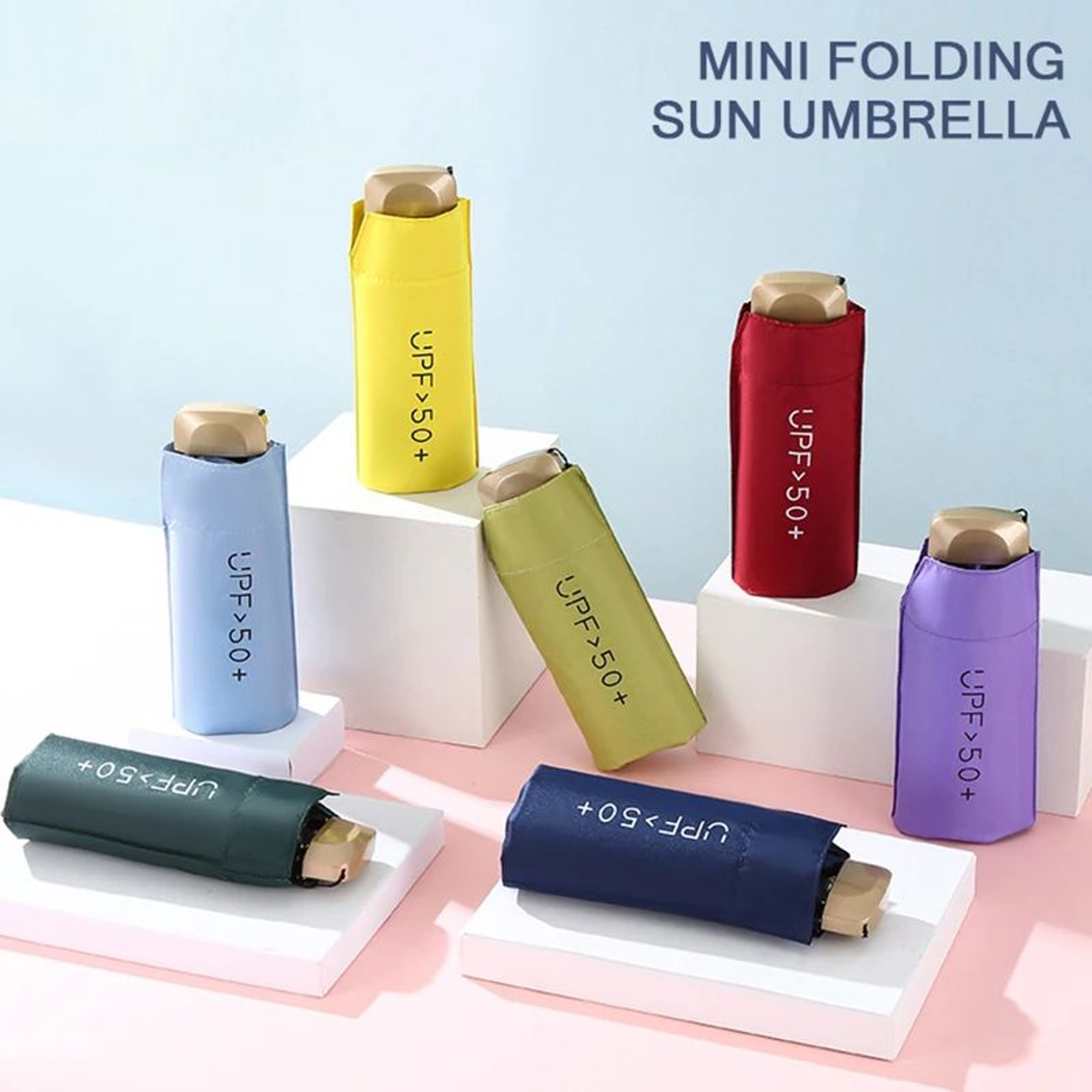 Mini Pocket Umbrella With UV Protection 5