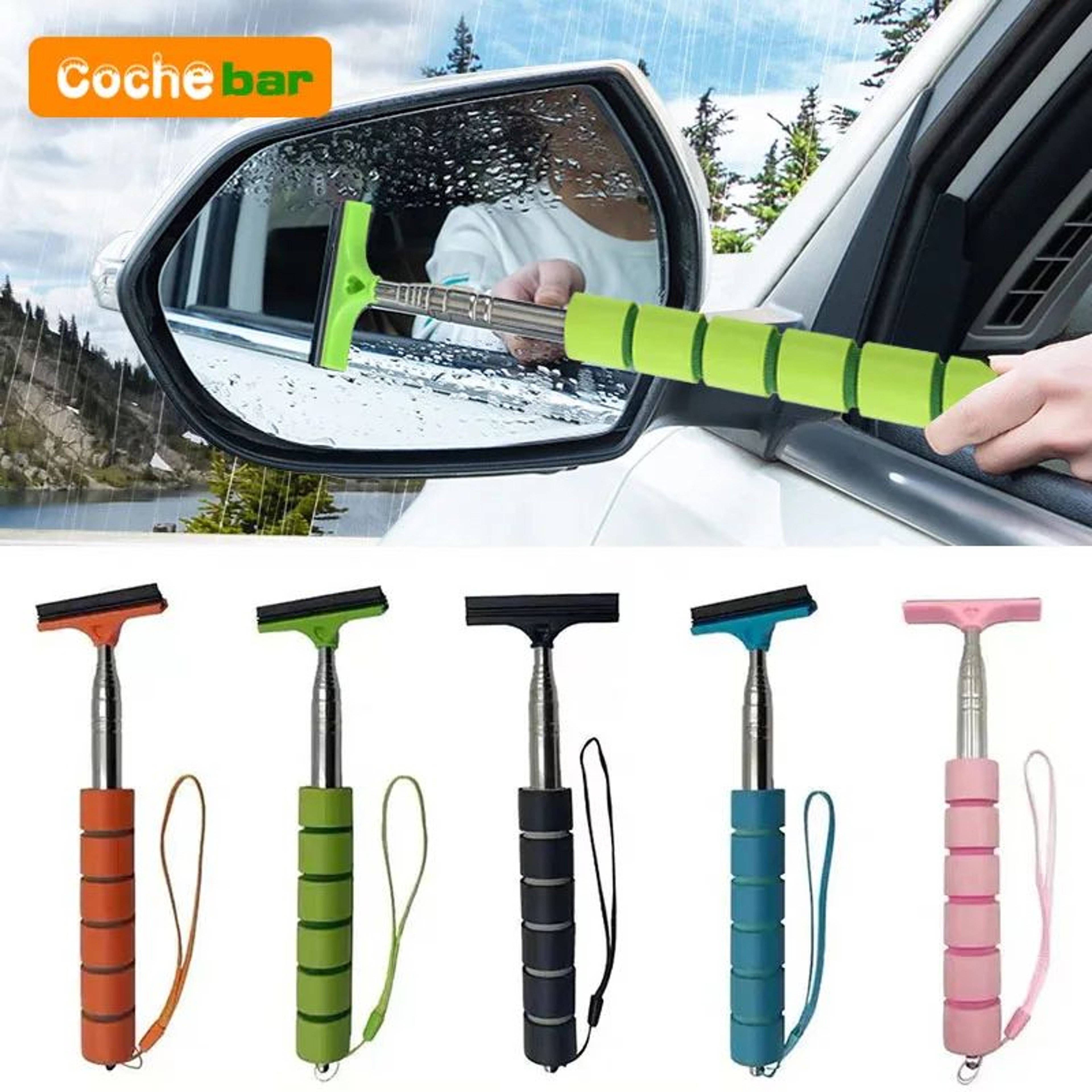 Telescopic Rearview Mirror Cleaning Tool 2