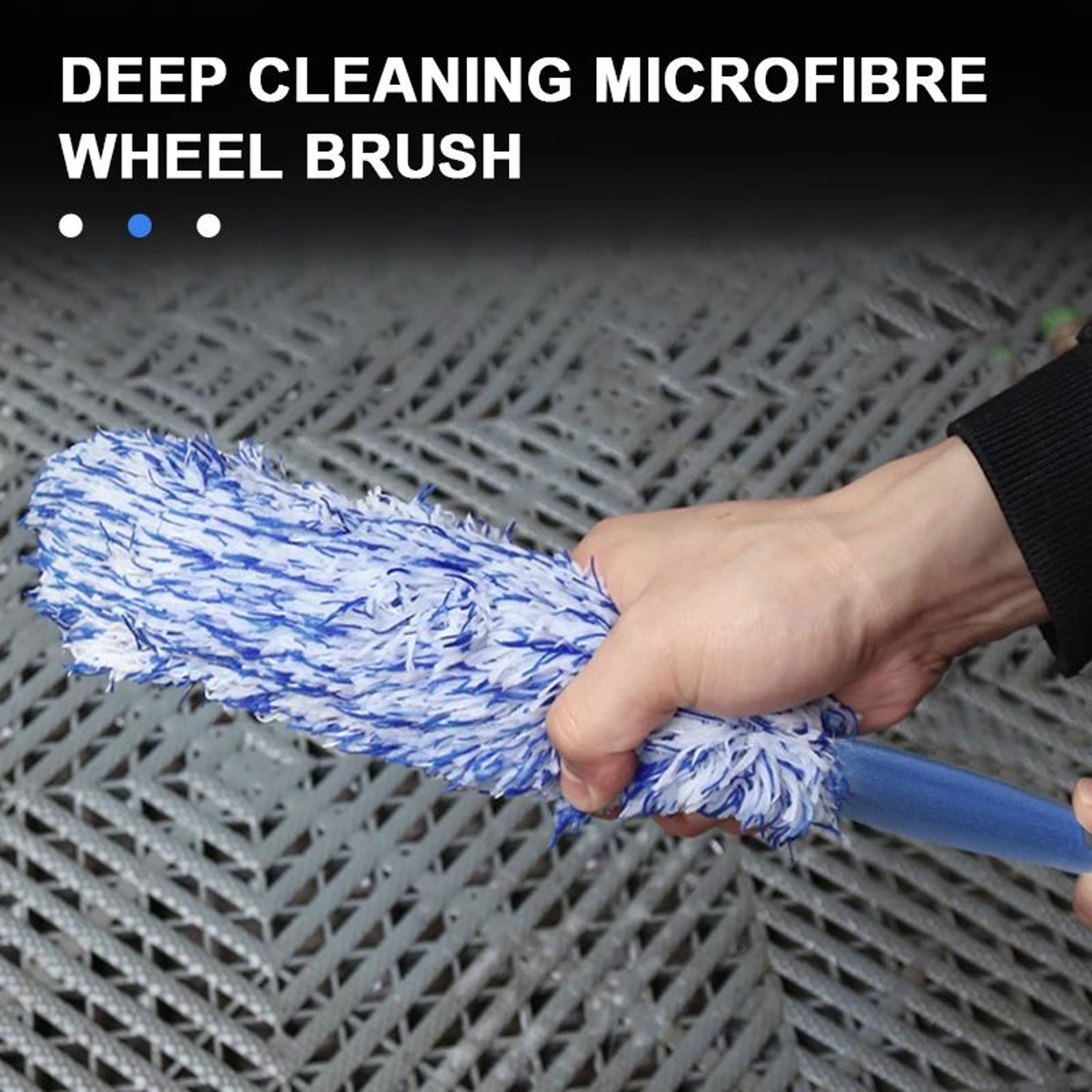 Plush Car Wheel Rim Cleaning Brush 2