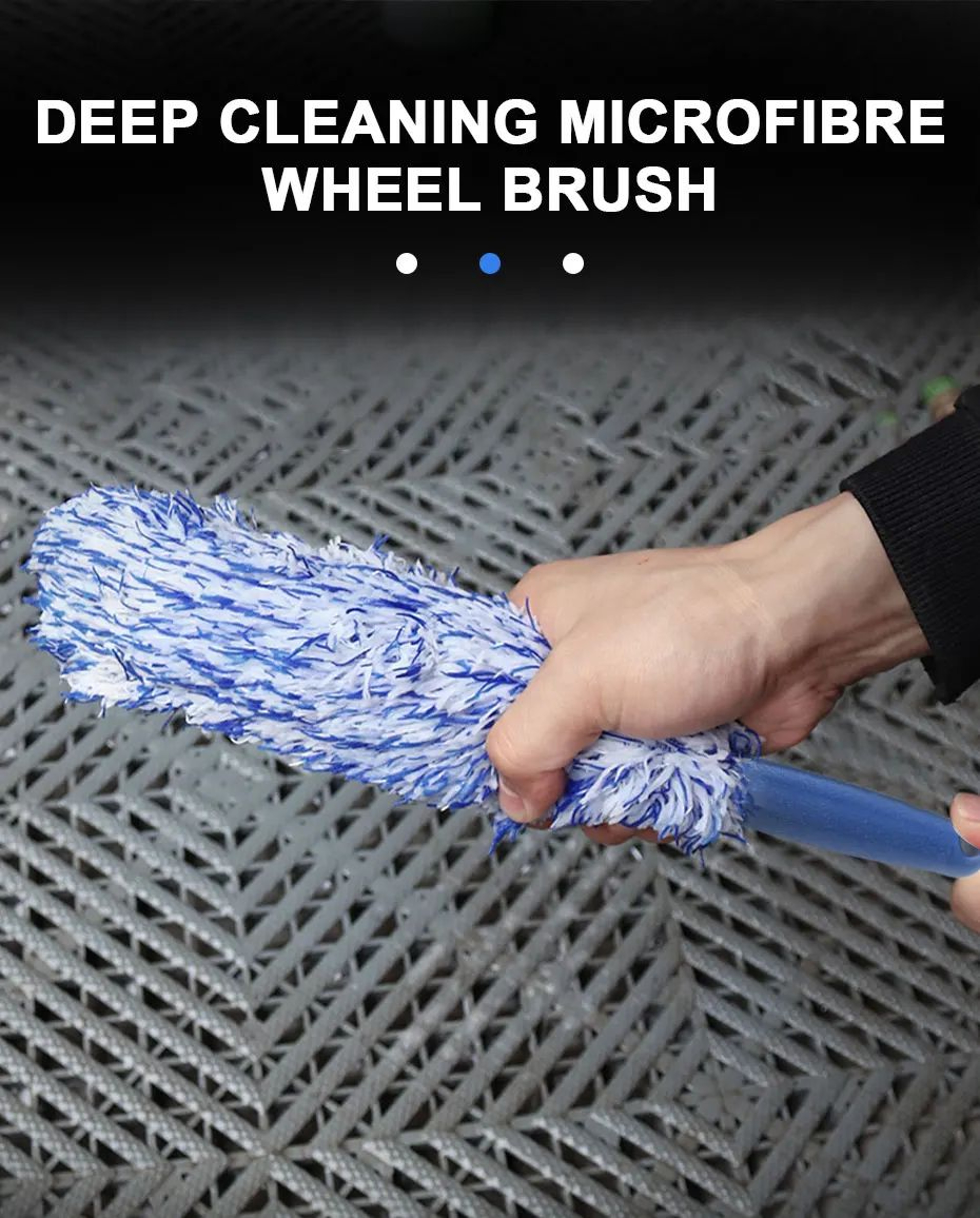 Plush Car Wheel Rim Cleaning Brush 7