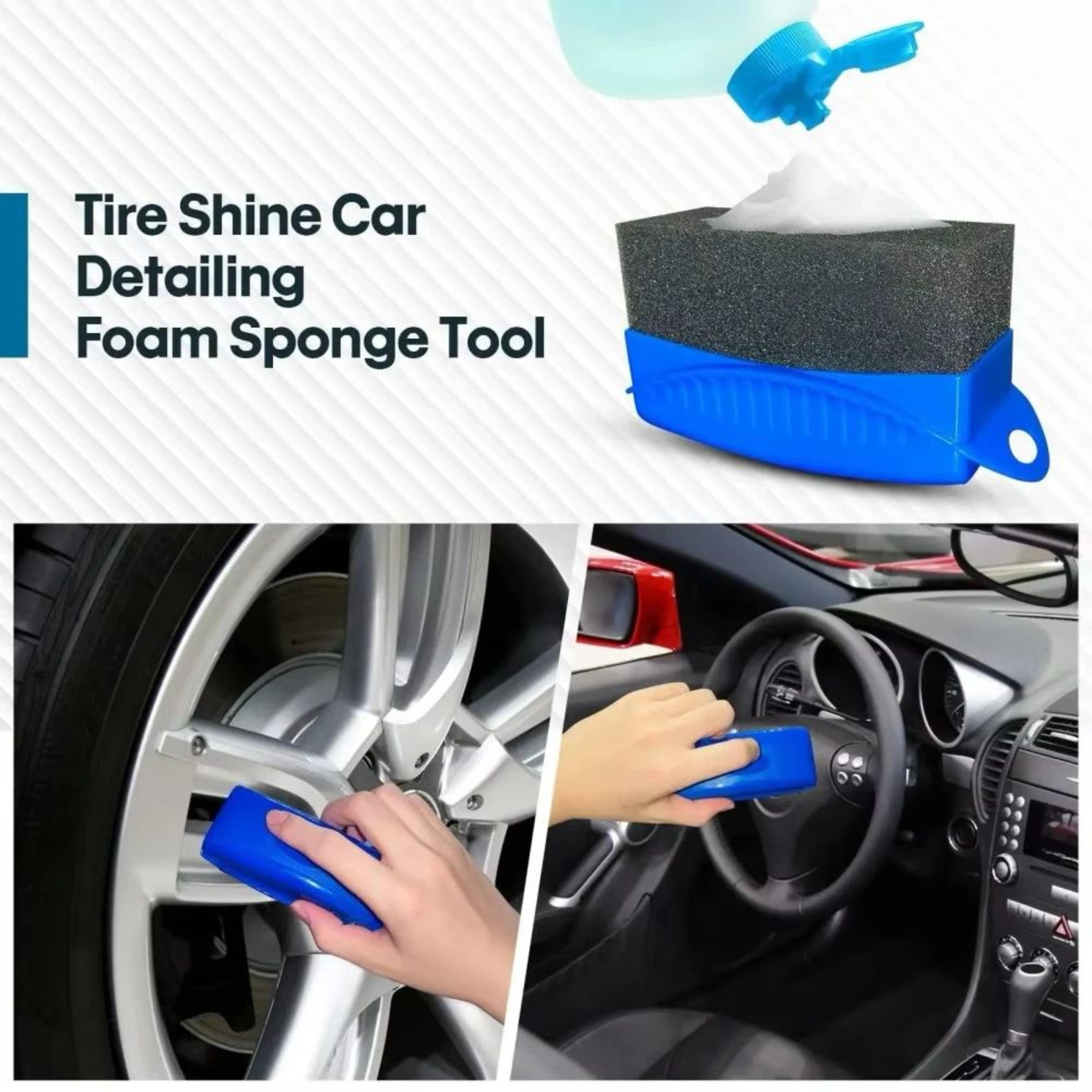 Waxing Sponge Applicator With Cover 0