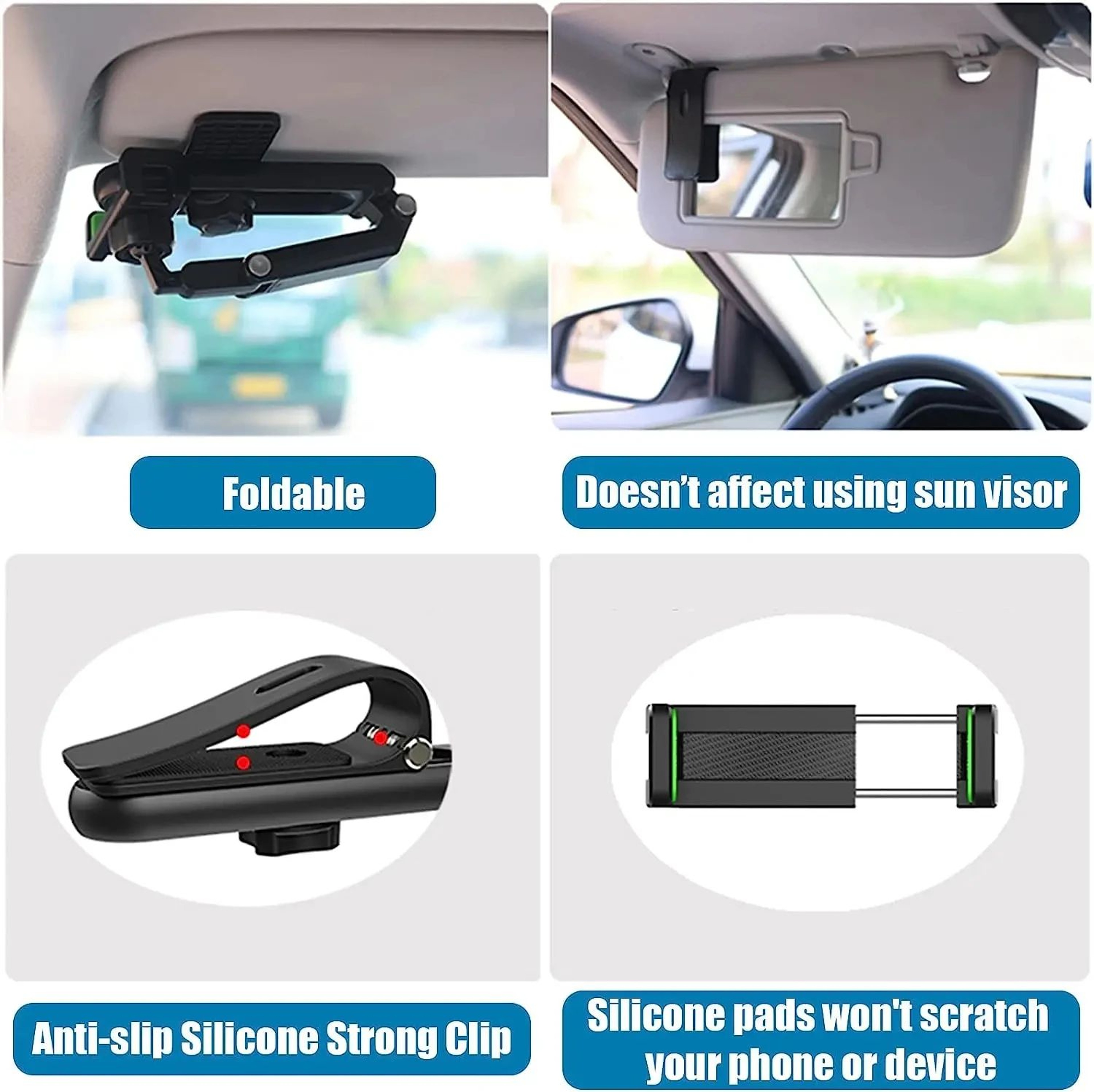 360 Degree Sun Visor Phone Holder 3