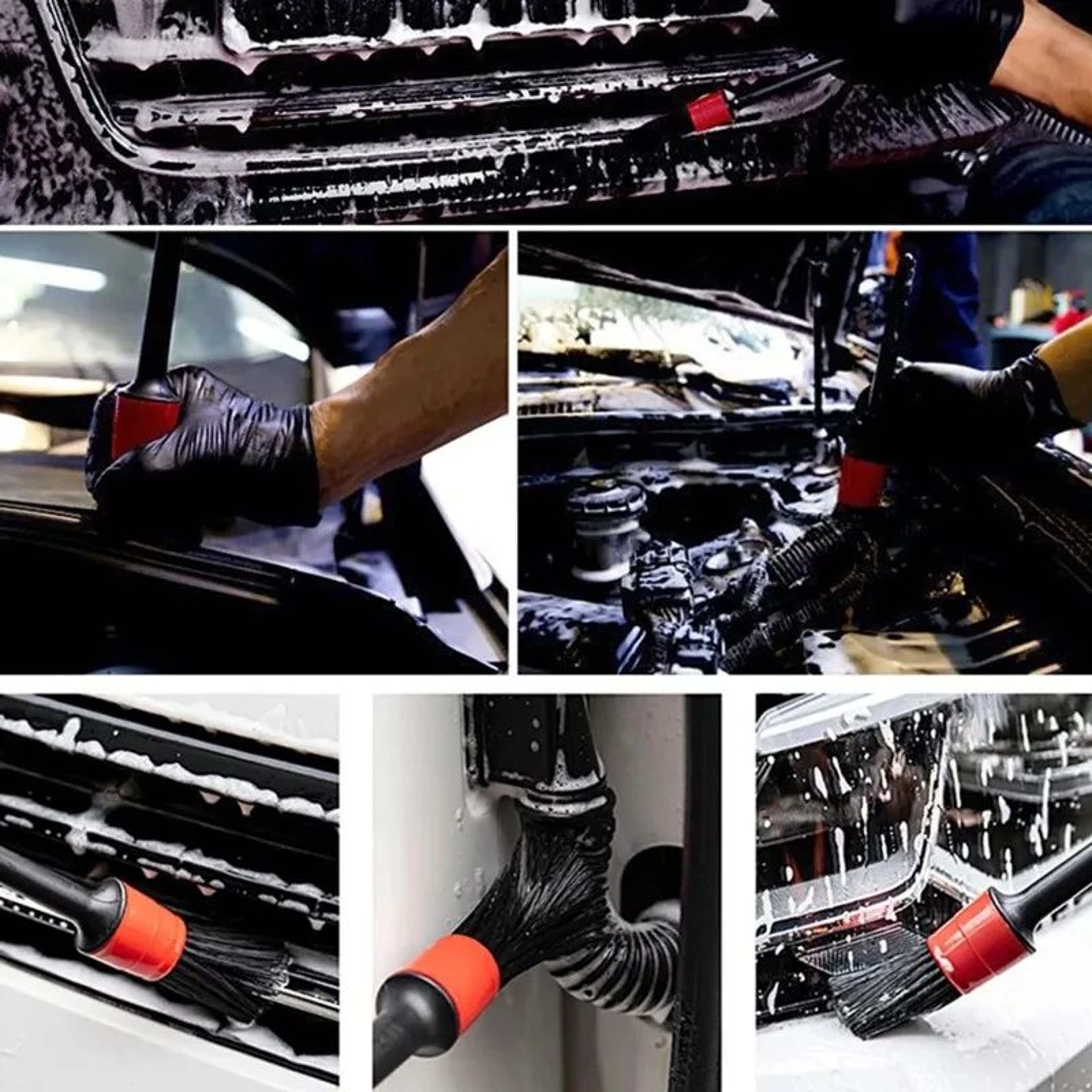 5 Piece Car Detailing Brush Set 2