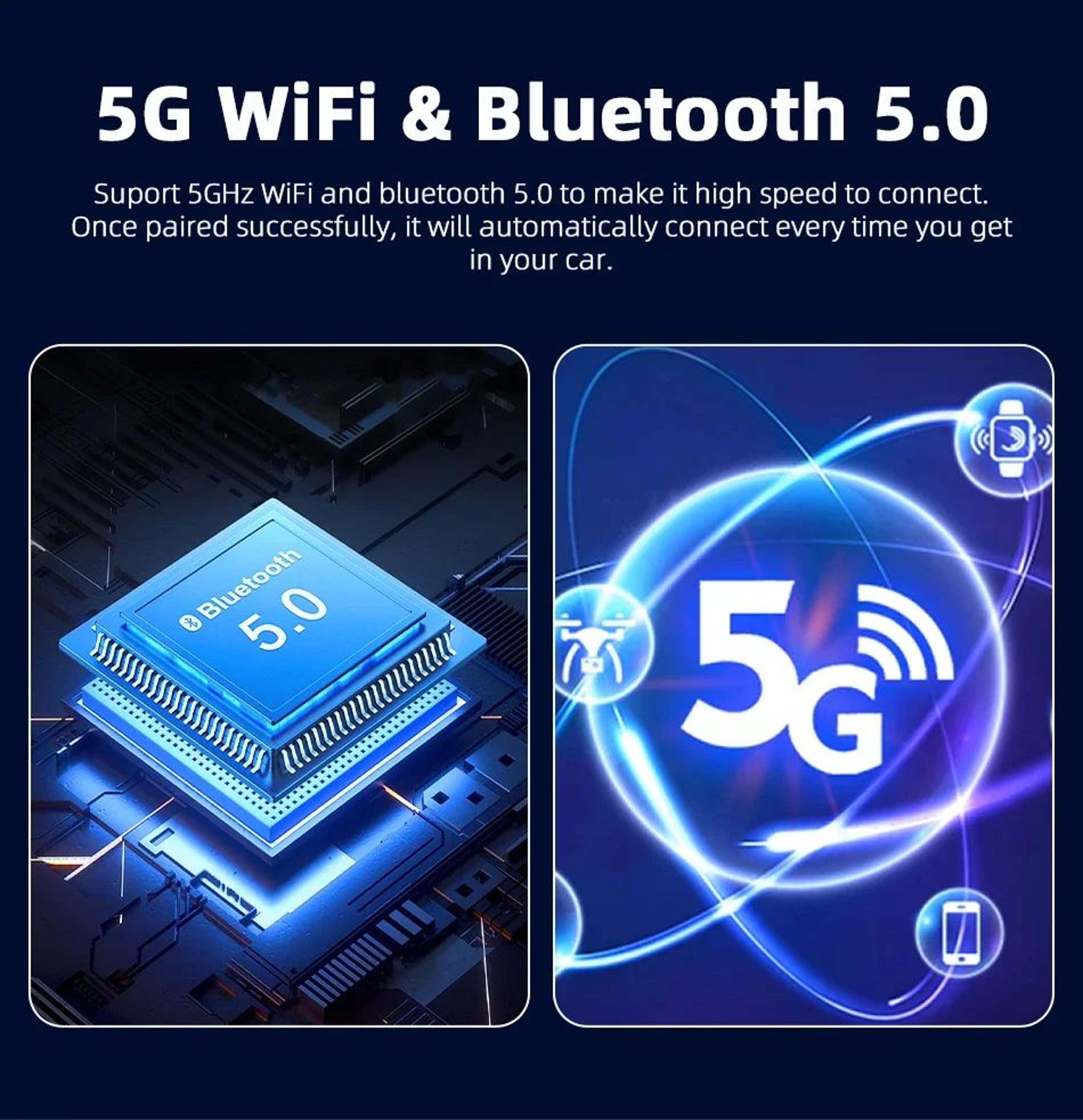 RGB Wireless CarPlay Android Auto Smart Box 6
