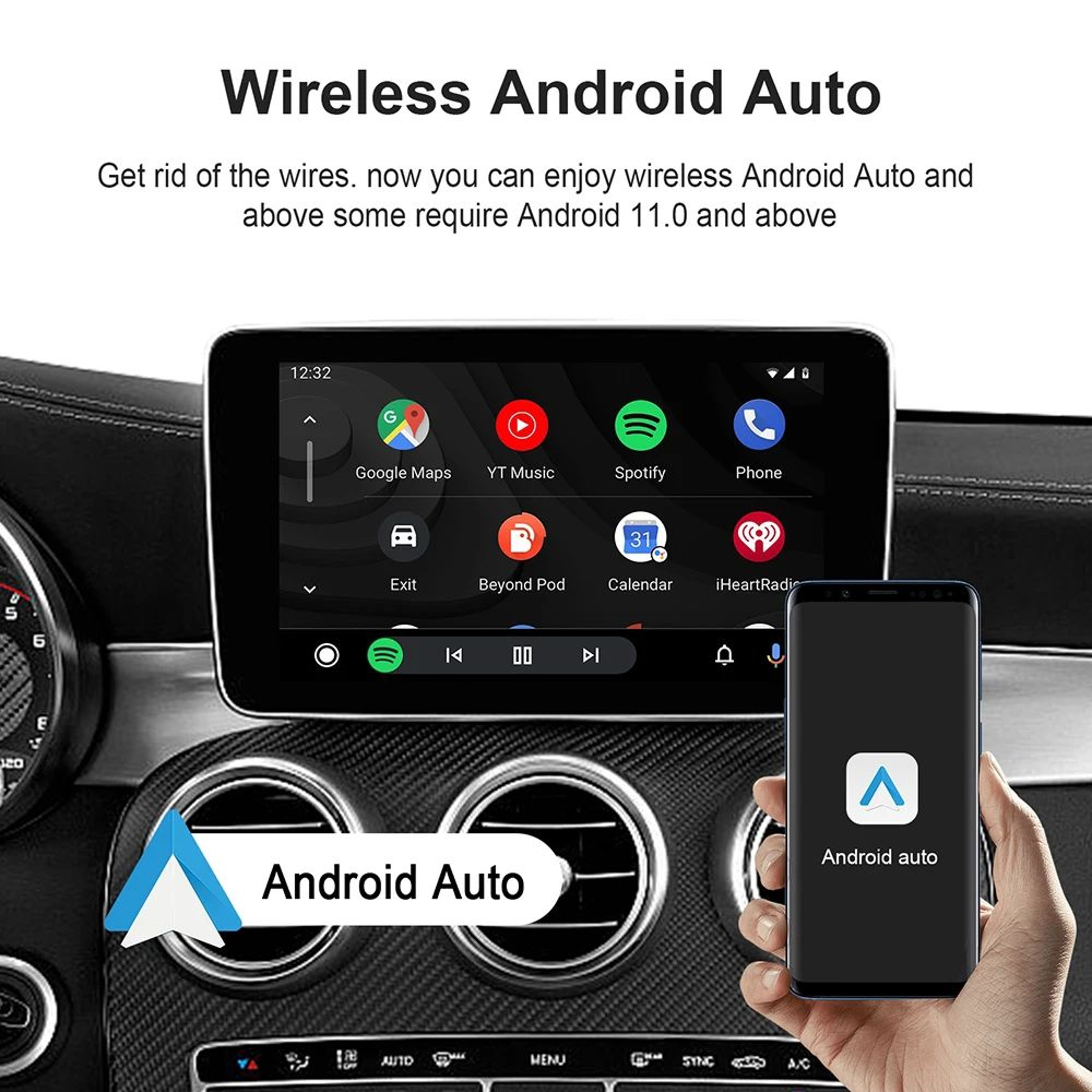 Android 13 Wireless CarPlay AI Smart Box 11
