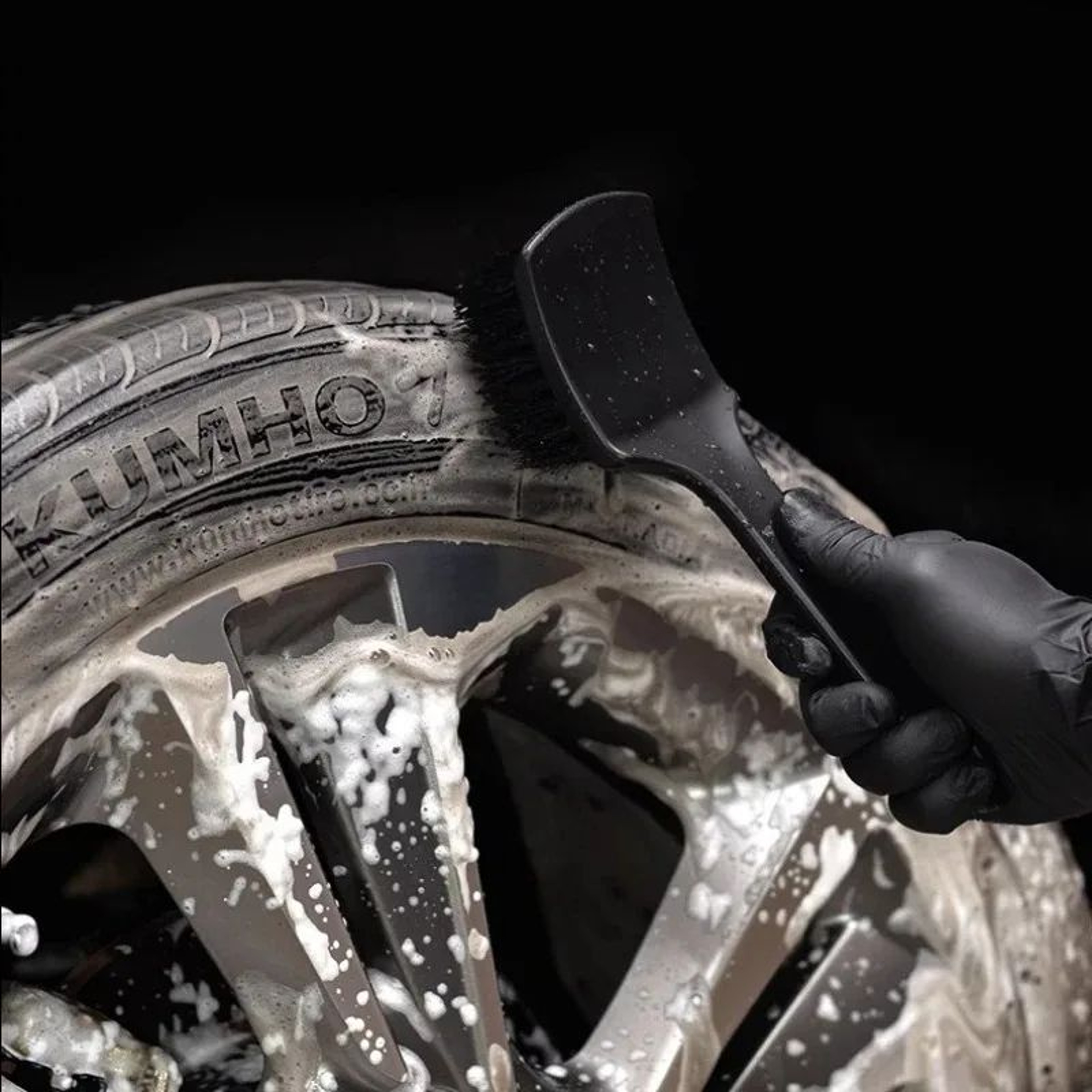 Car Tire And Rim Cleaning Brush Kit 2