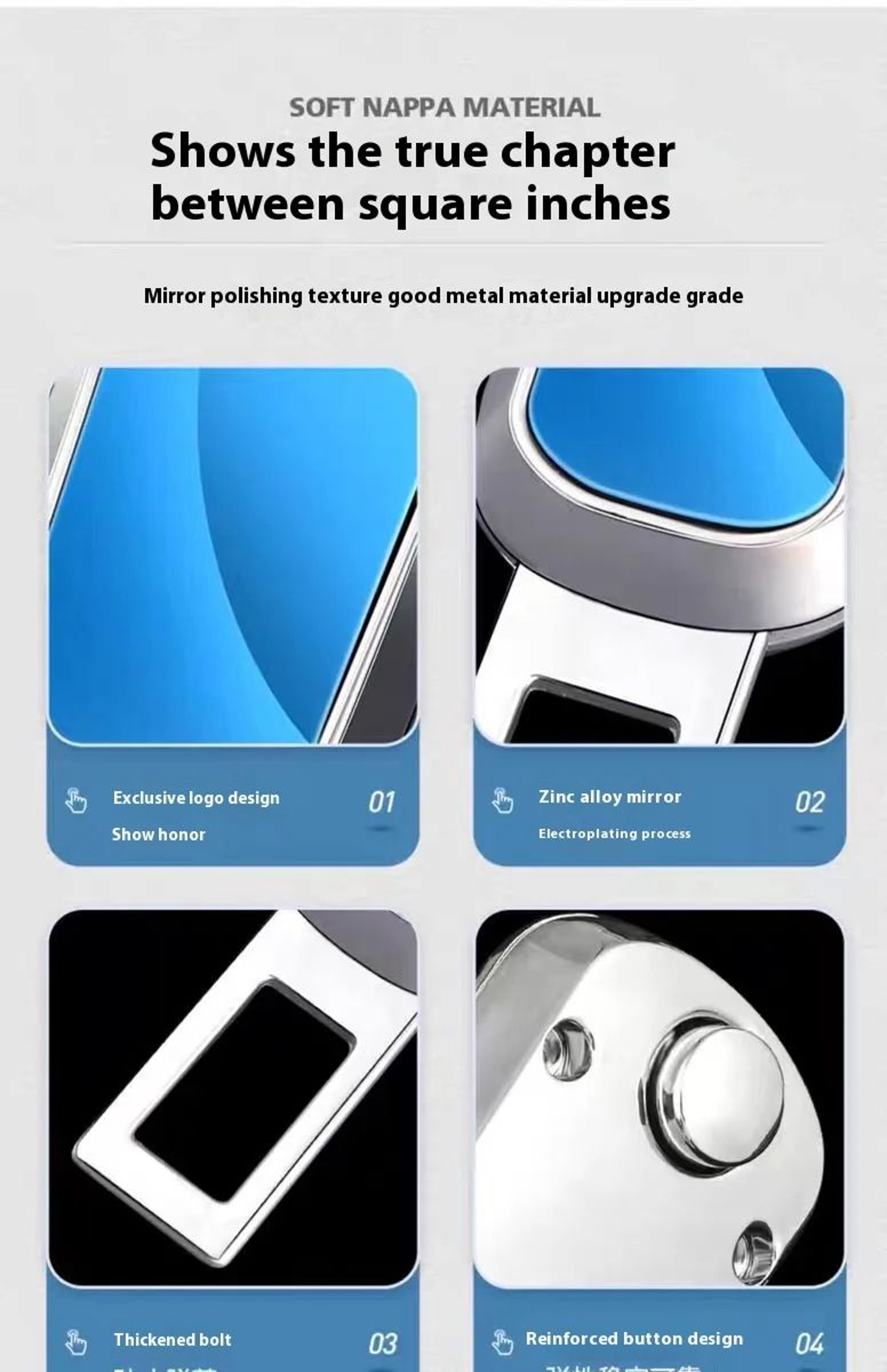 One Button Car Seat Belt Buckle Extender 13