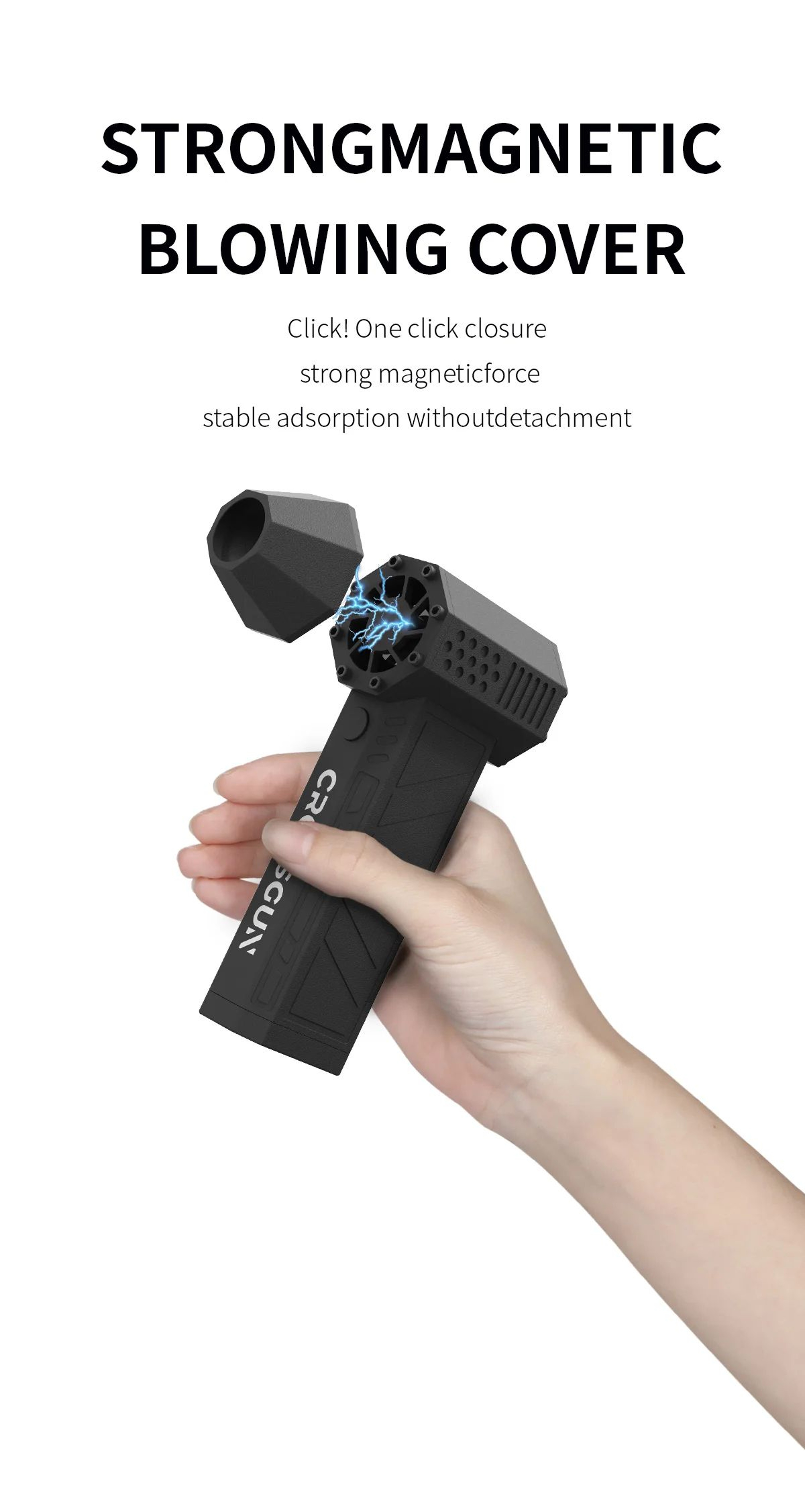 Portable Turbo Jet Fan With LED Light 8