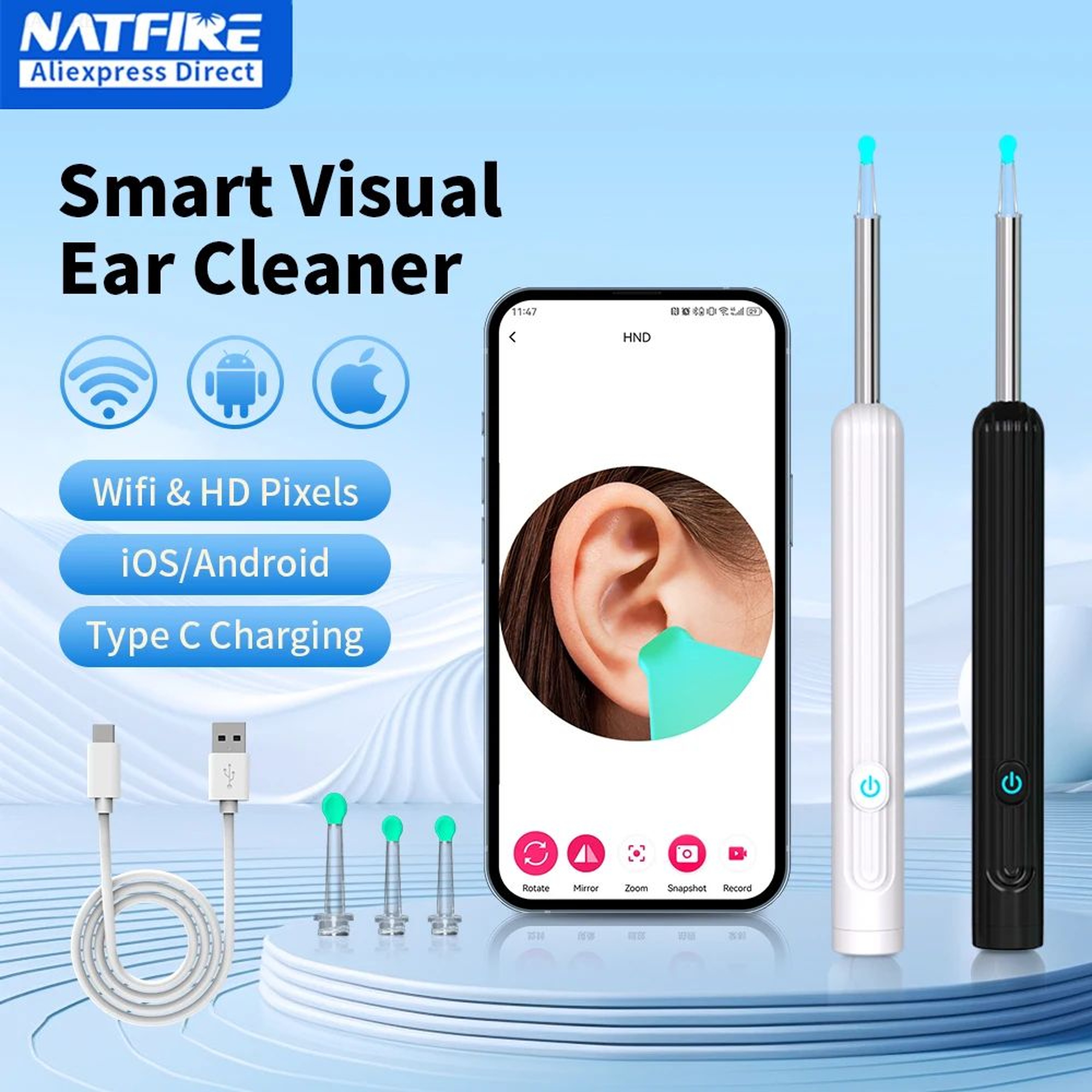Smart Visual Ear Cleaner With Camera 0