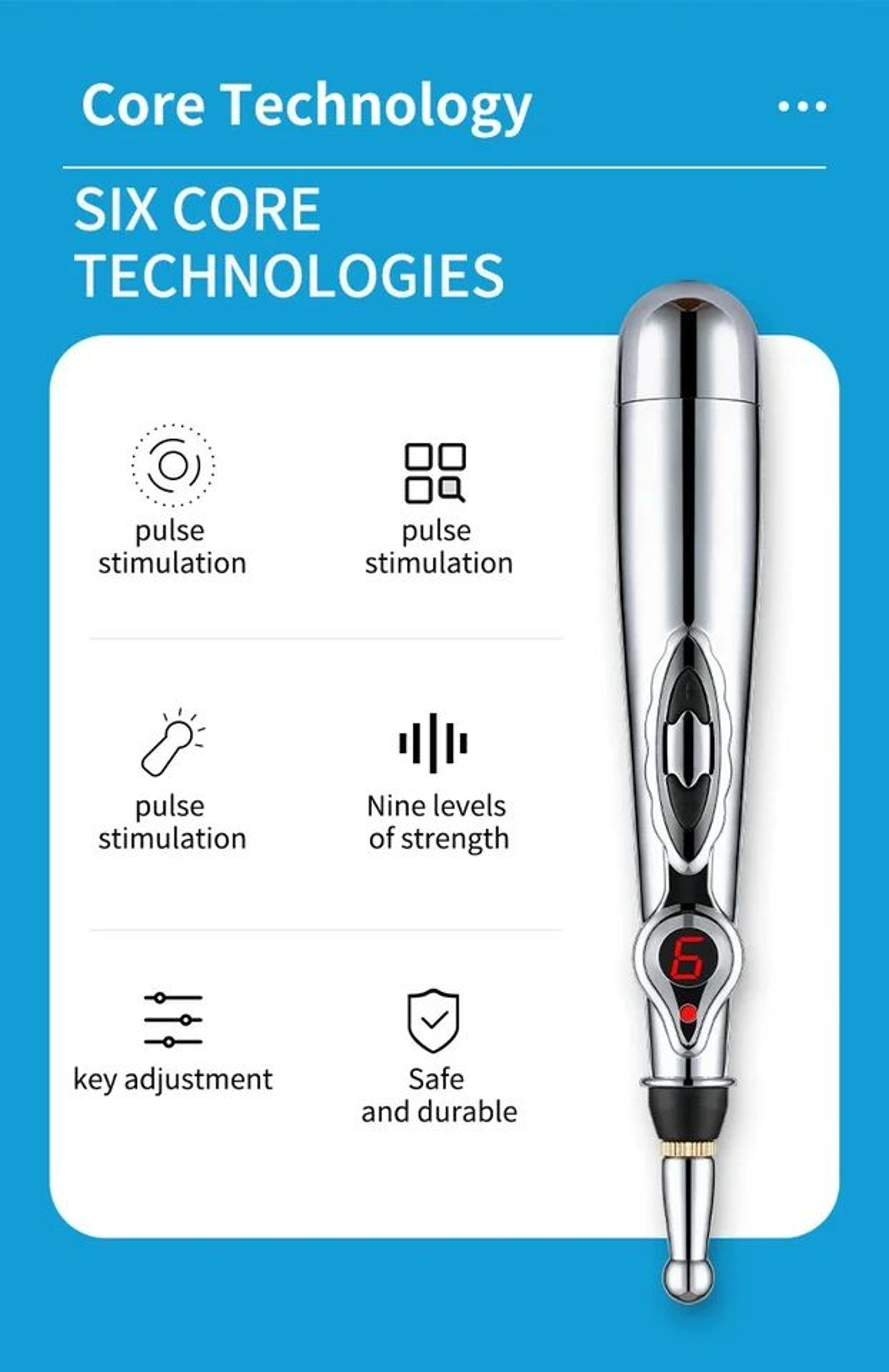 Electronic Acupuncture Massage Pen 0